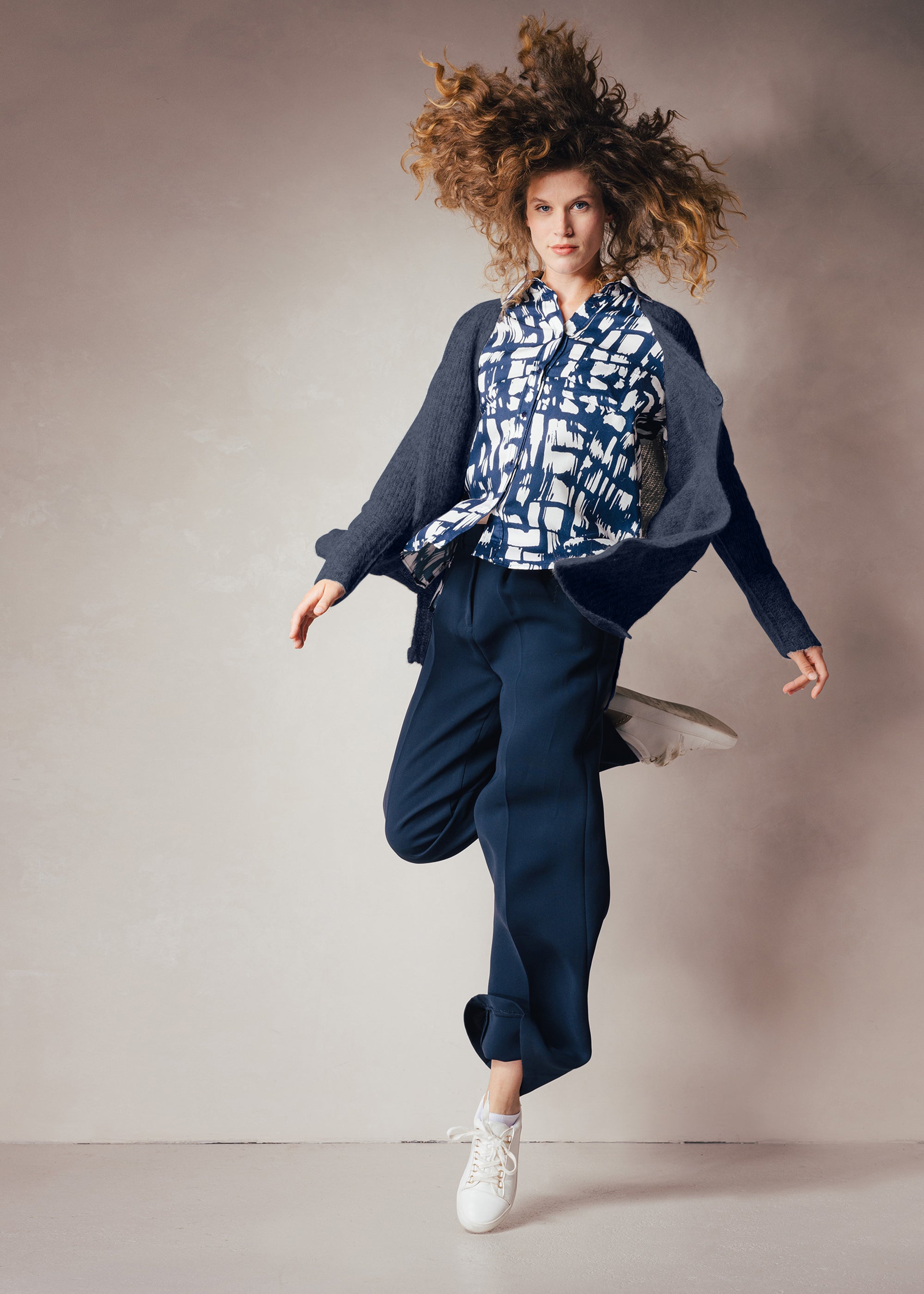 Cardigan aus Alpaka-Woll-Mix