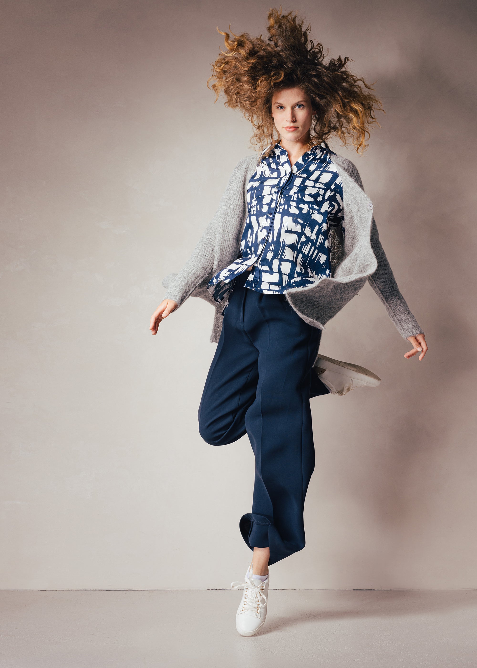Cardigan aus Alpaka-Woll-Mix