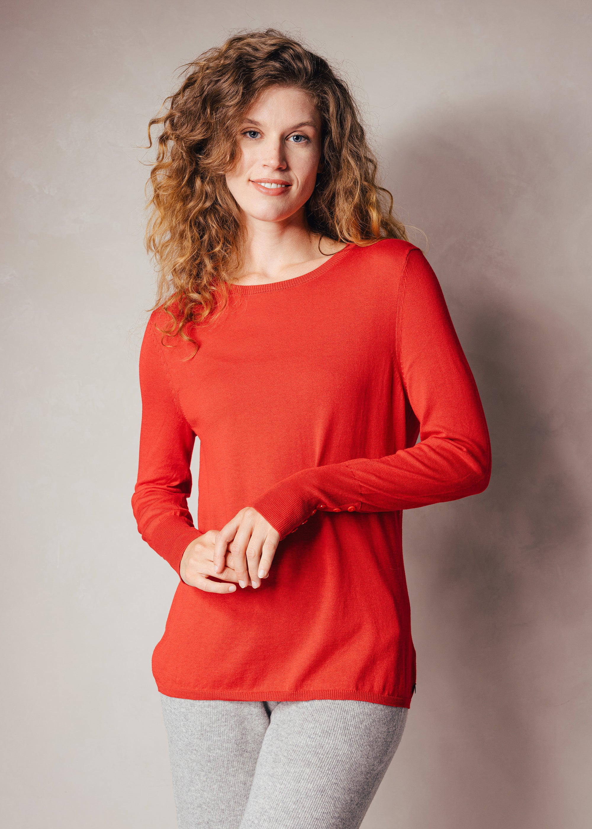 Feinstrickpullover aus Baumwolle und Seide