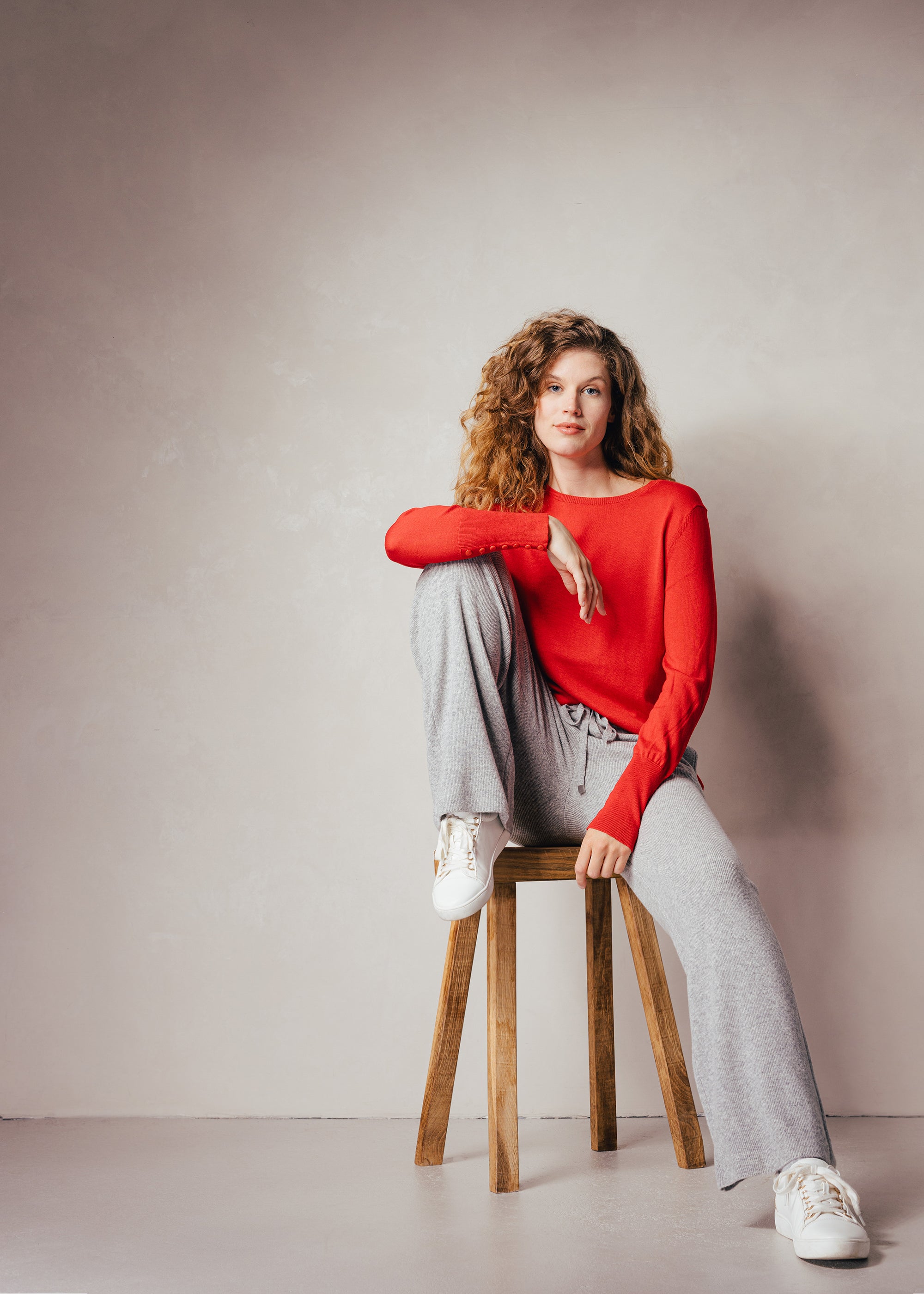 Feinstrickpullover aus Baumwolle und Seide