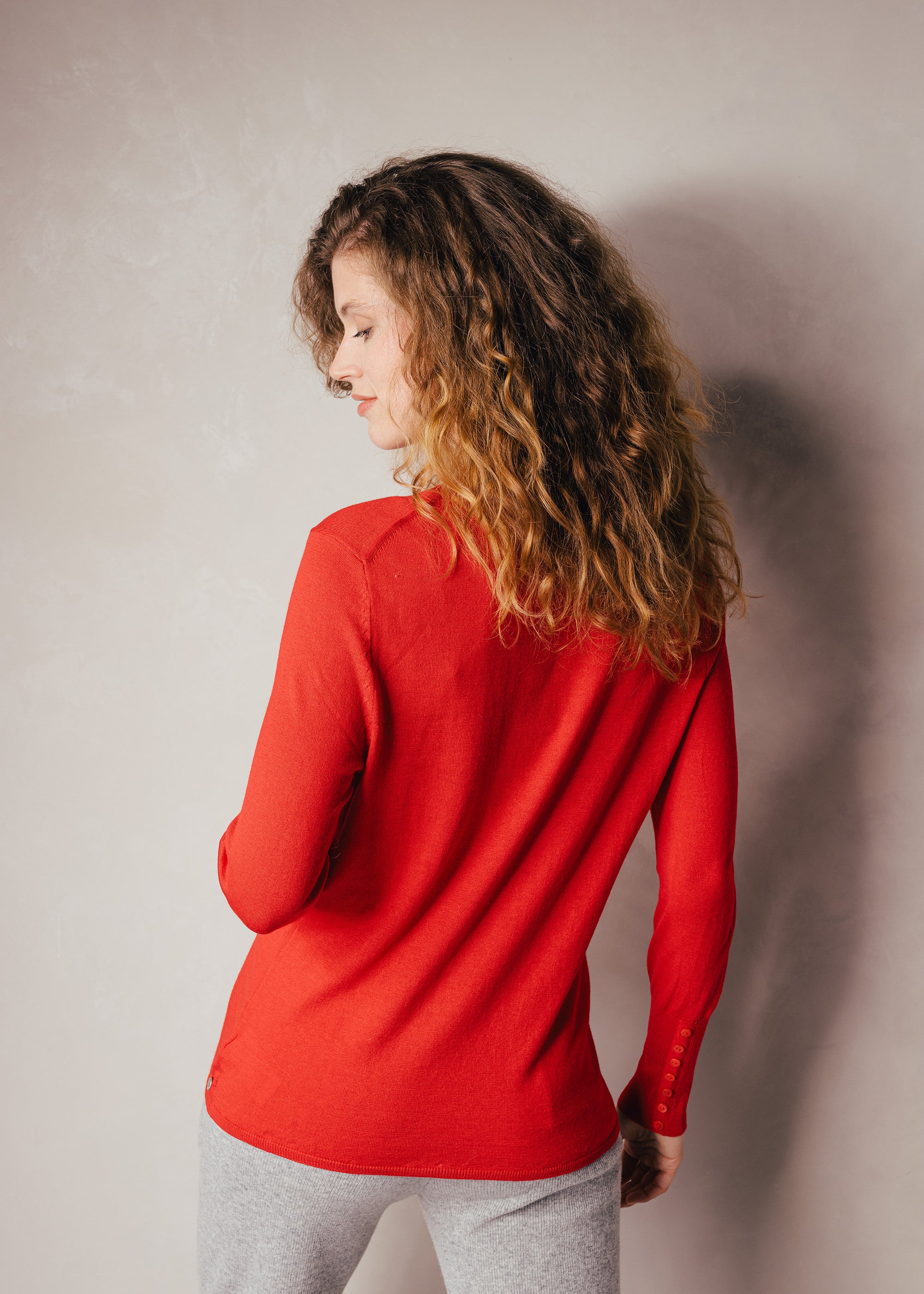 Feinstrickpullover aus Baumwolle und Seide