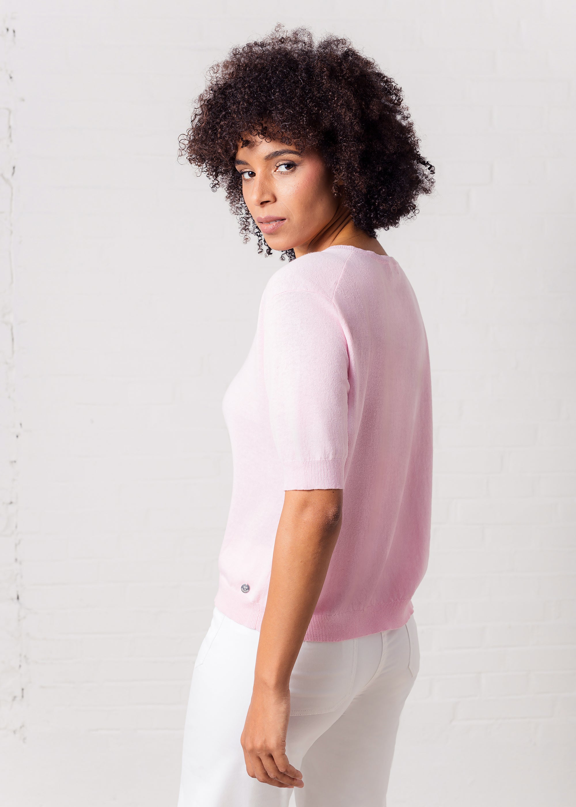 Pullover aus Leinen-Baumwoll-Mix