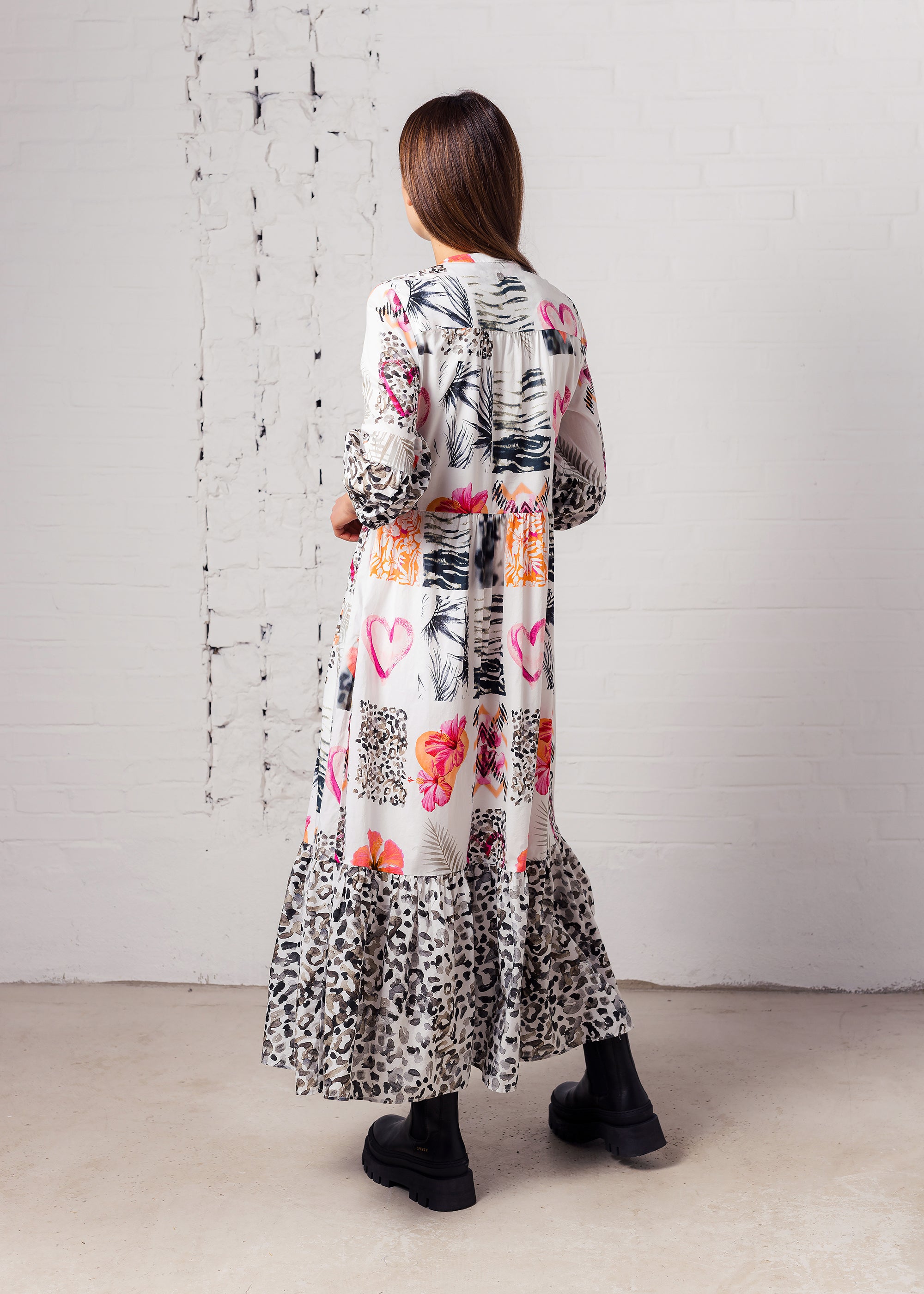 Printkleid aus organic cotton