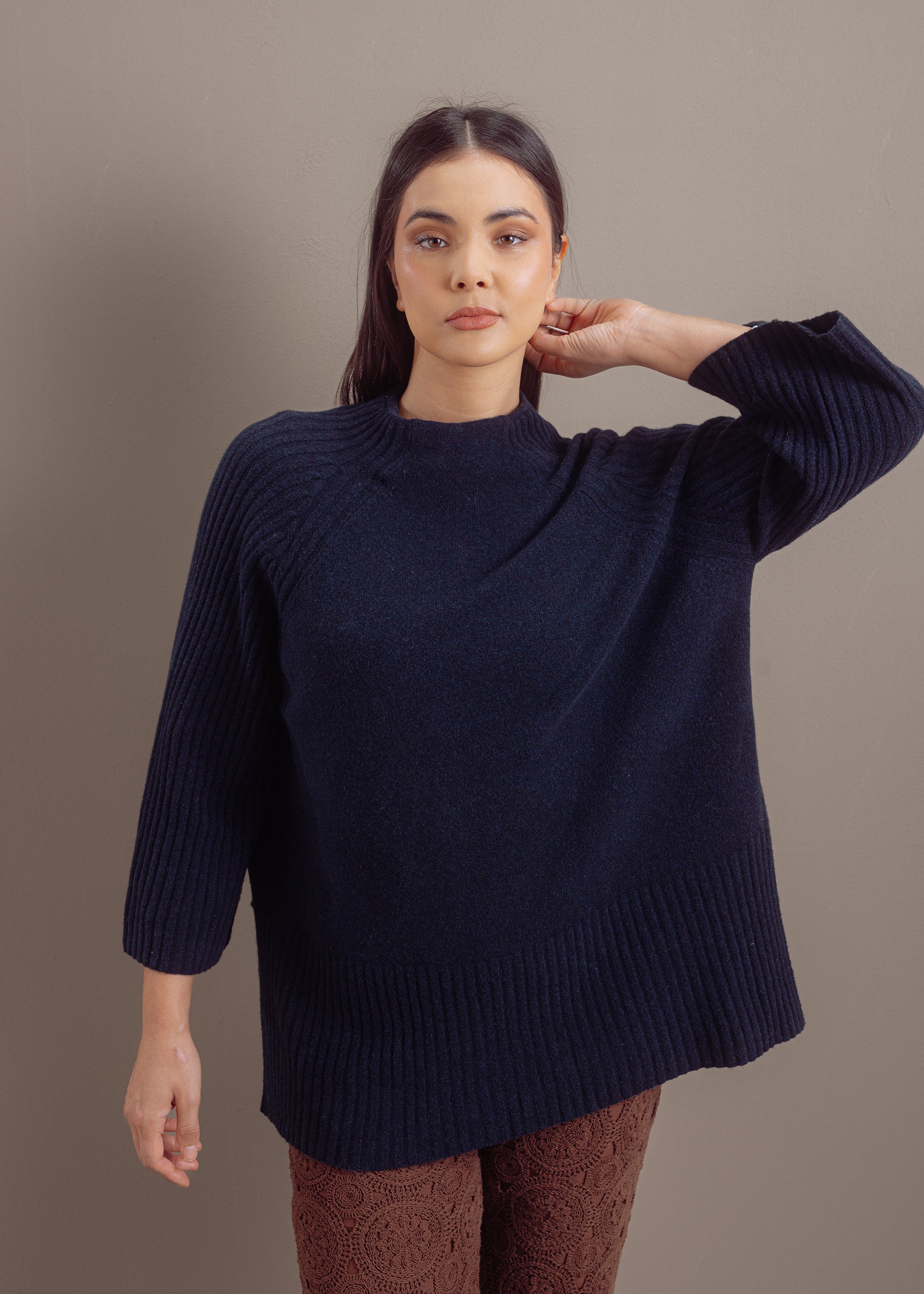 Pullover aus Pima-Baumwoll-Mix