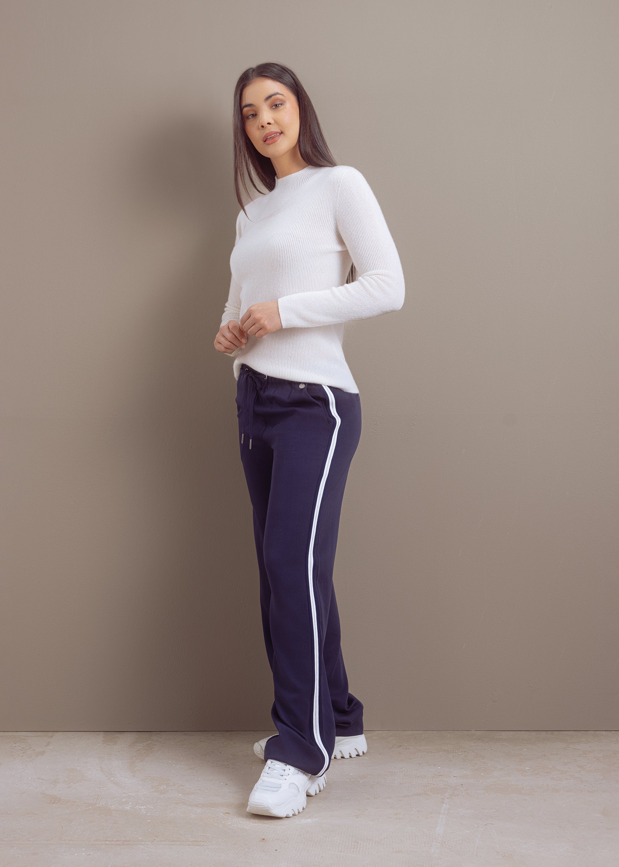 Weite Hose aus Viskose