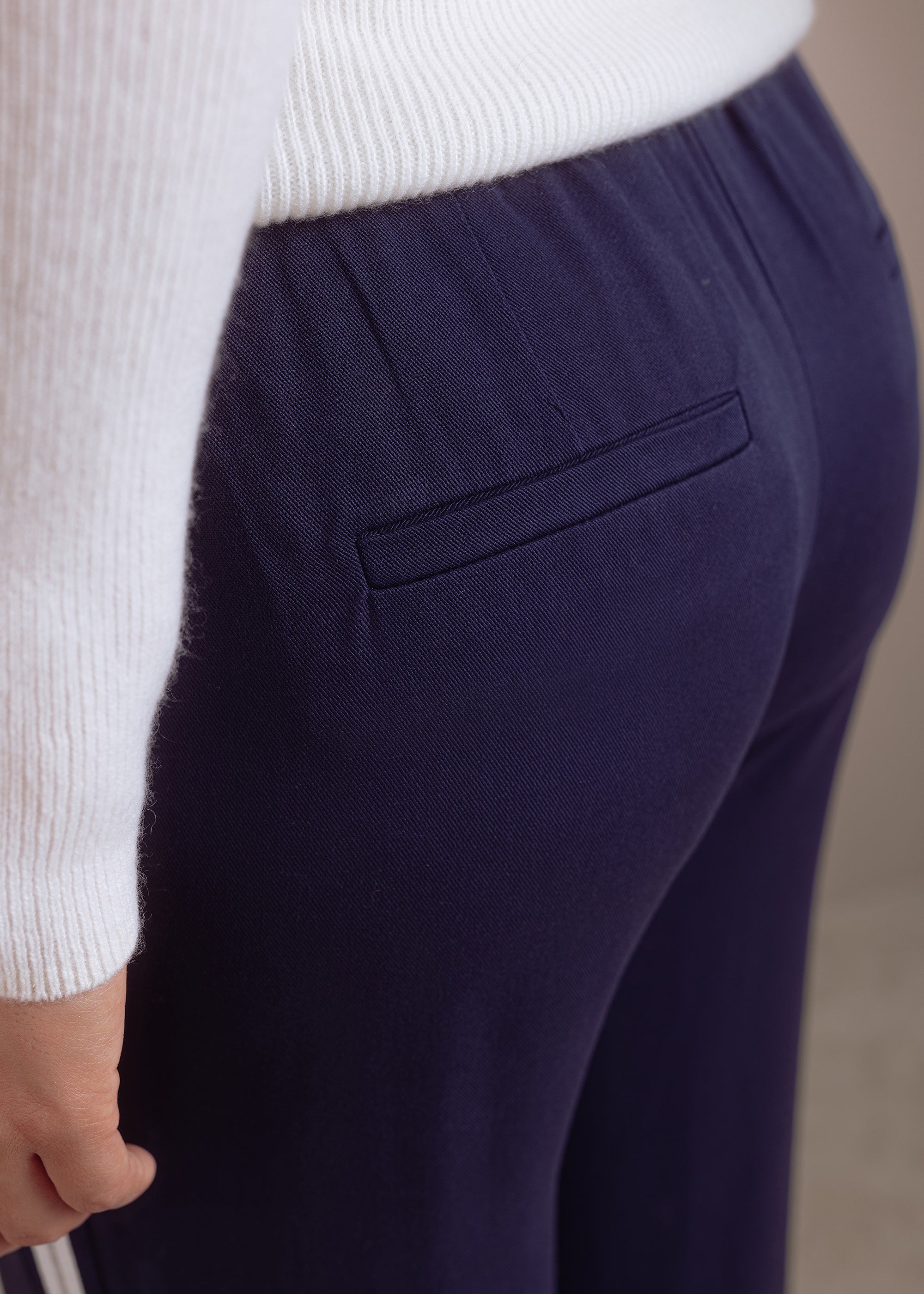 Weite Hose aus Viskose