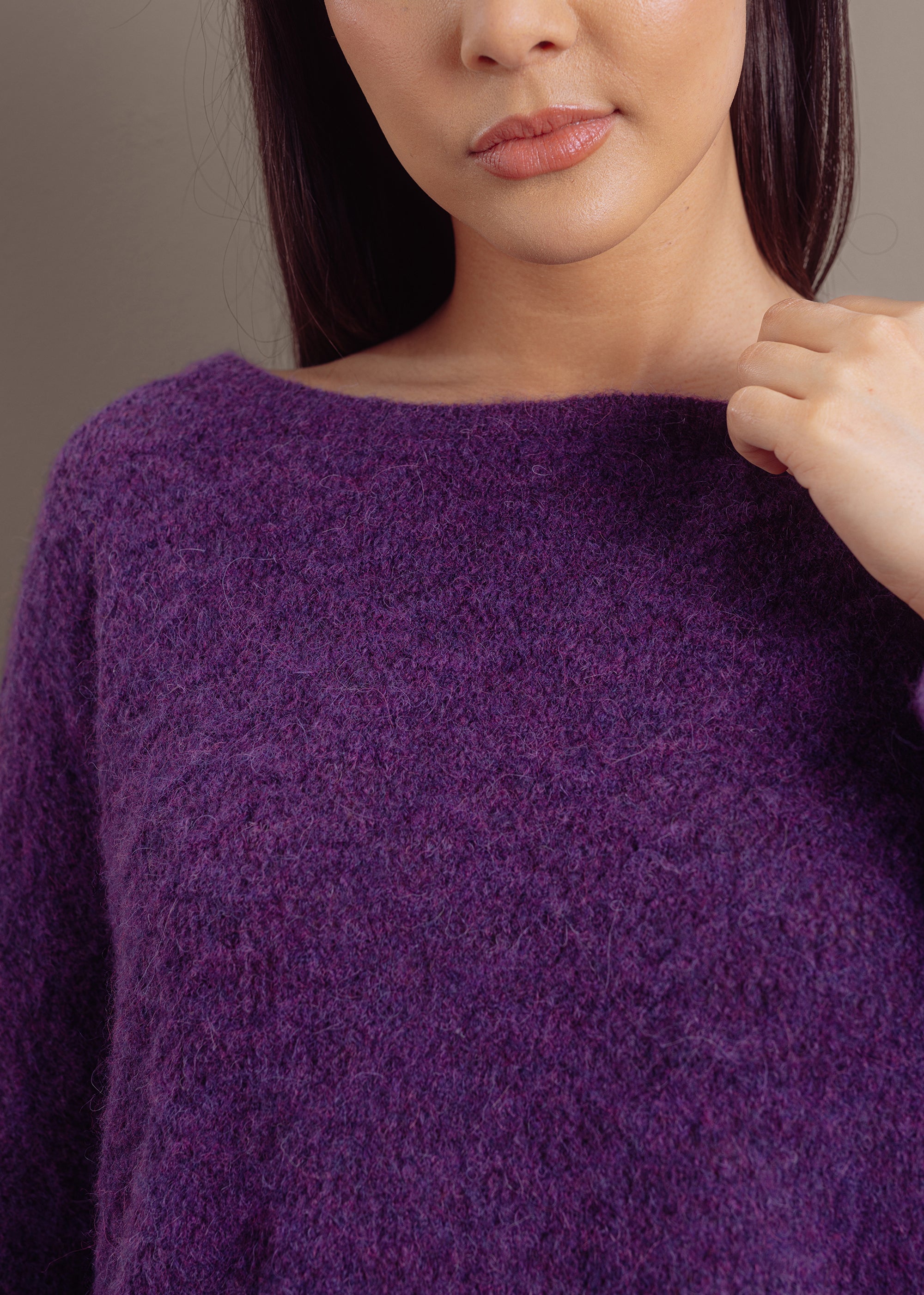 Strickmuster Pullover aus Alpaka-Woll-Mix