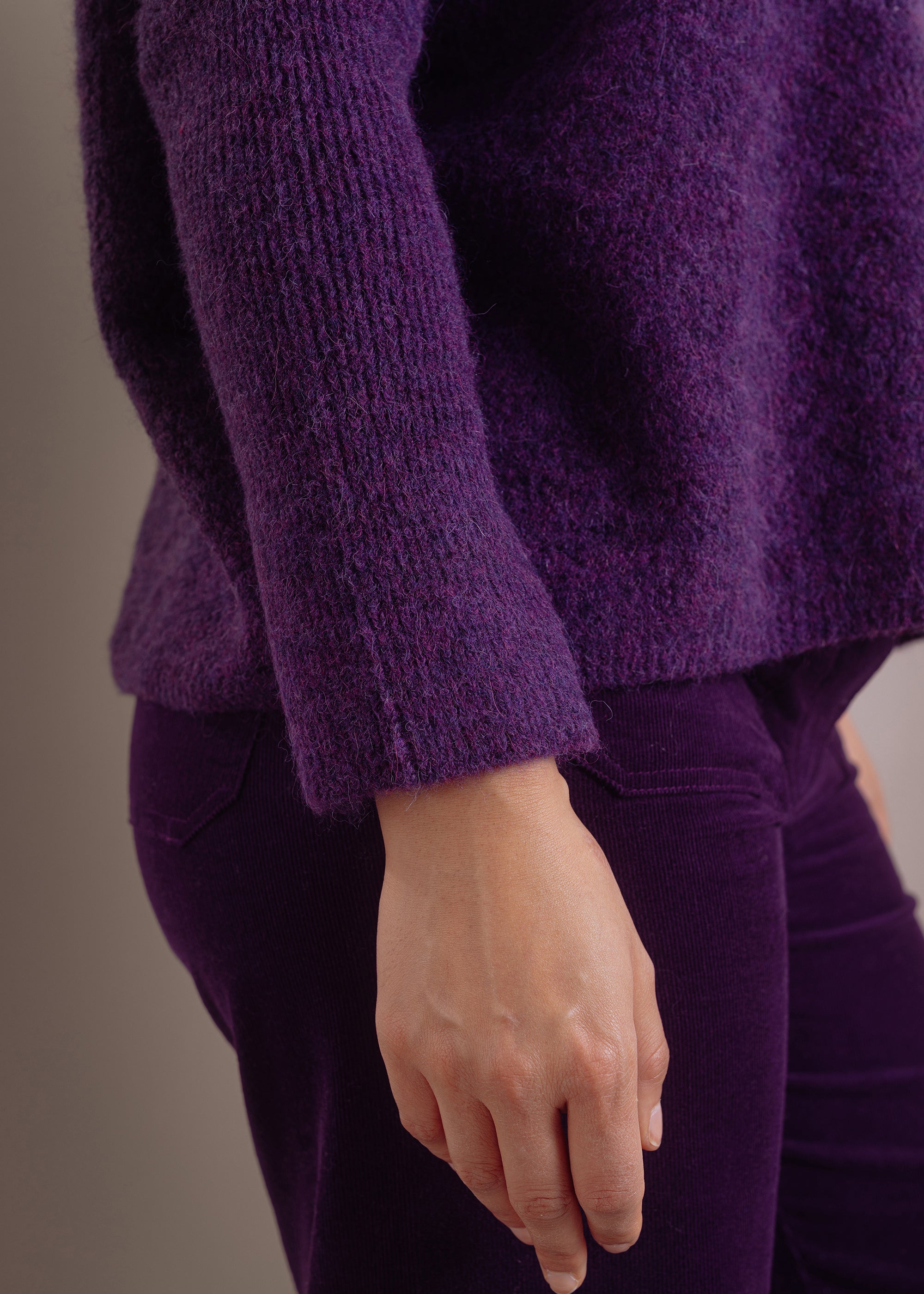 Strickmuster Pullover aus Alpaka-Woll-Mix