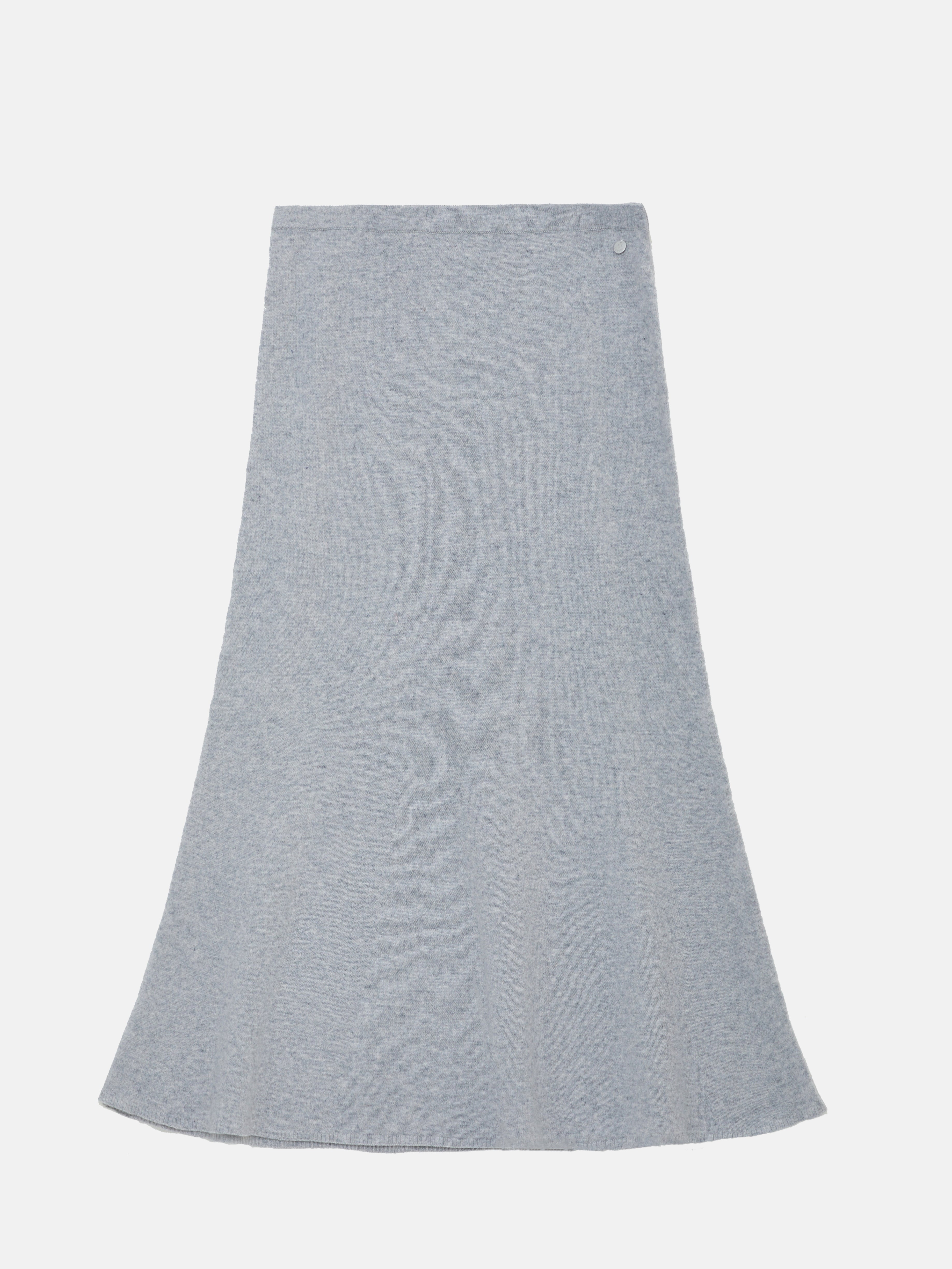 Maxi skirt made of pure merino wool