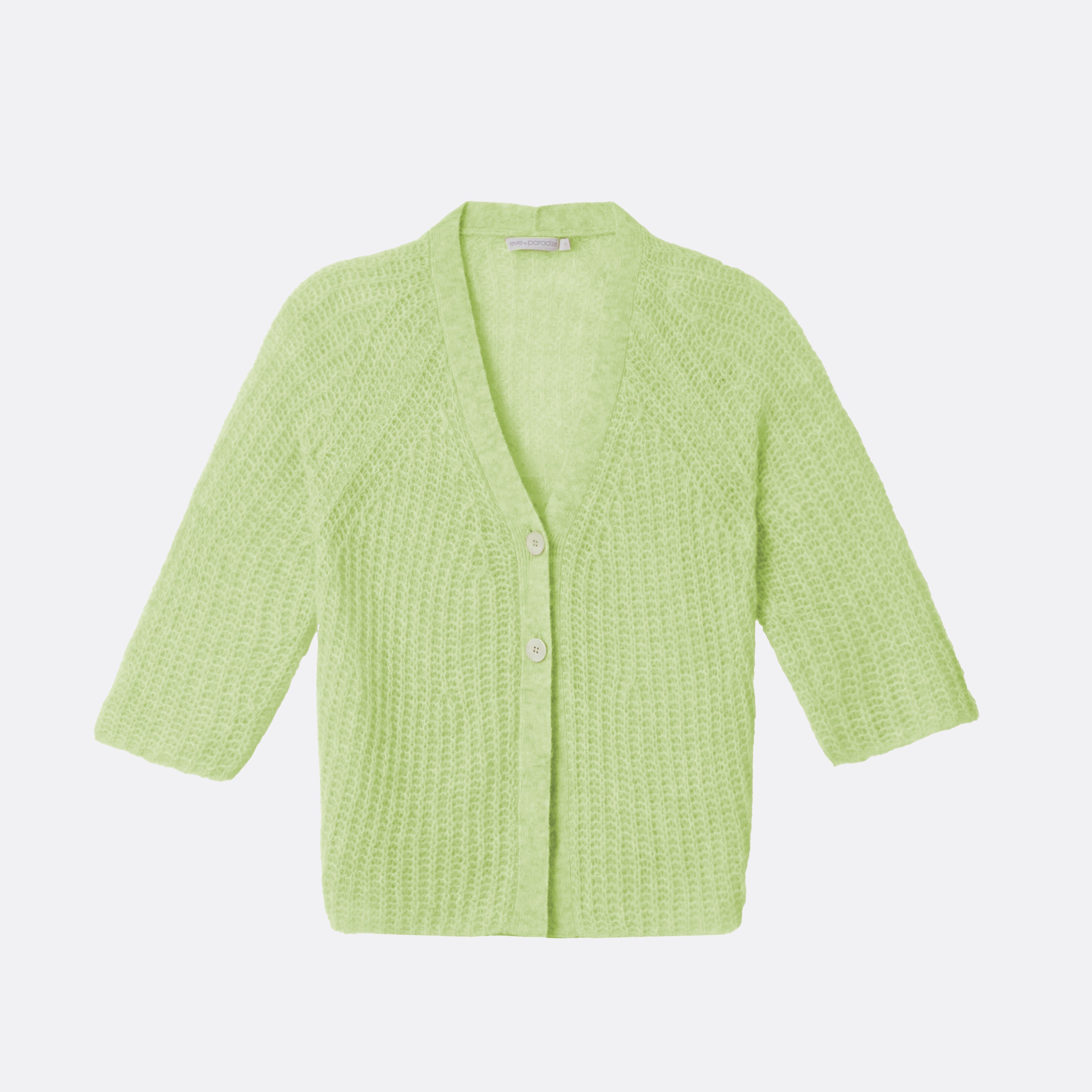 Strukturstrick-Cardigan aus Alpakamix