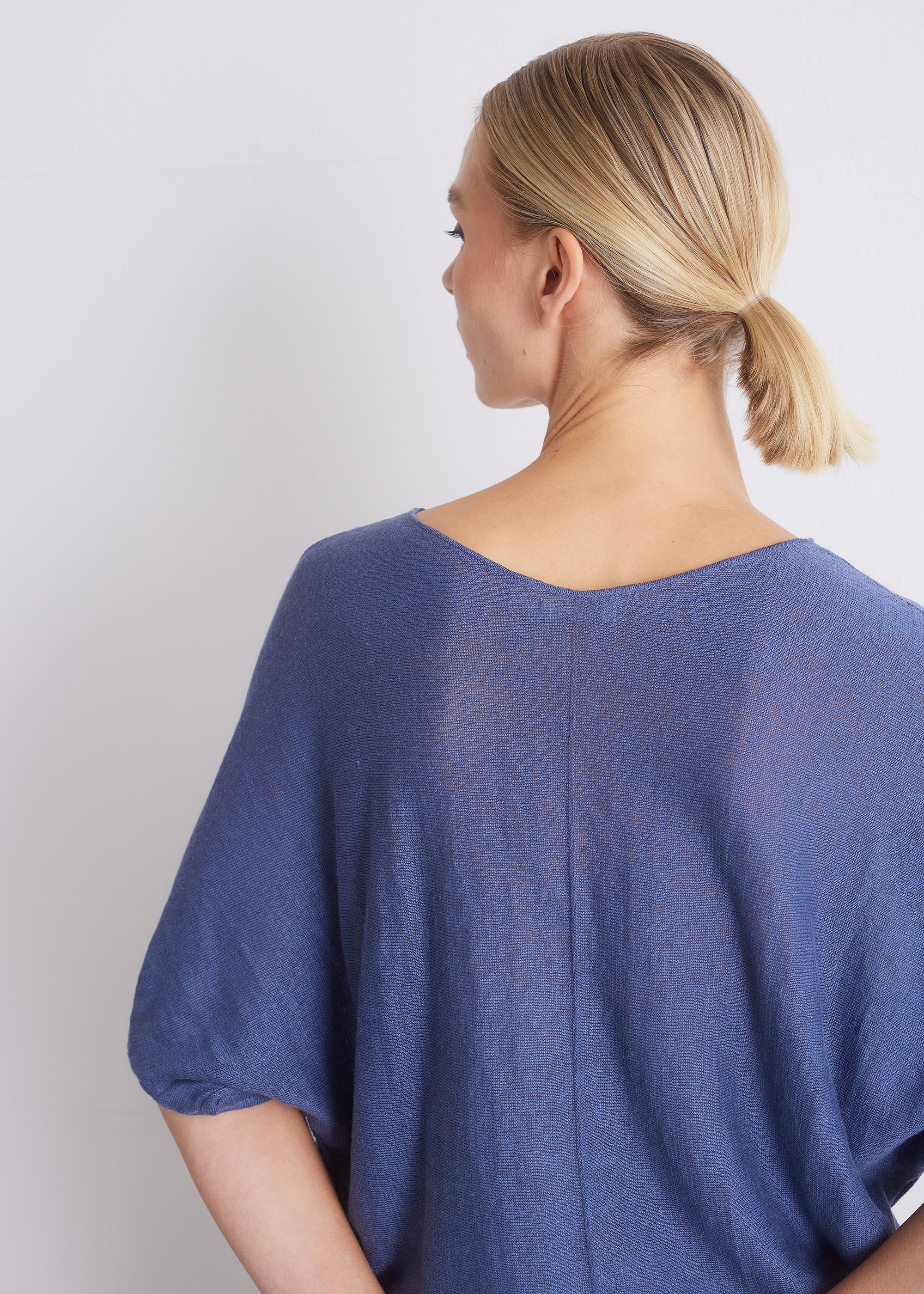 Feinstrickshirt mit Kurzarm