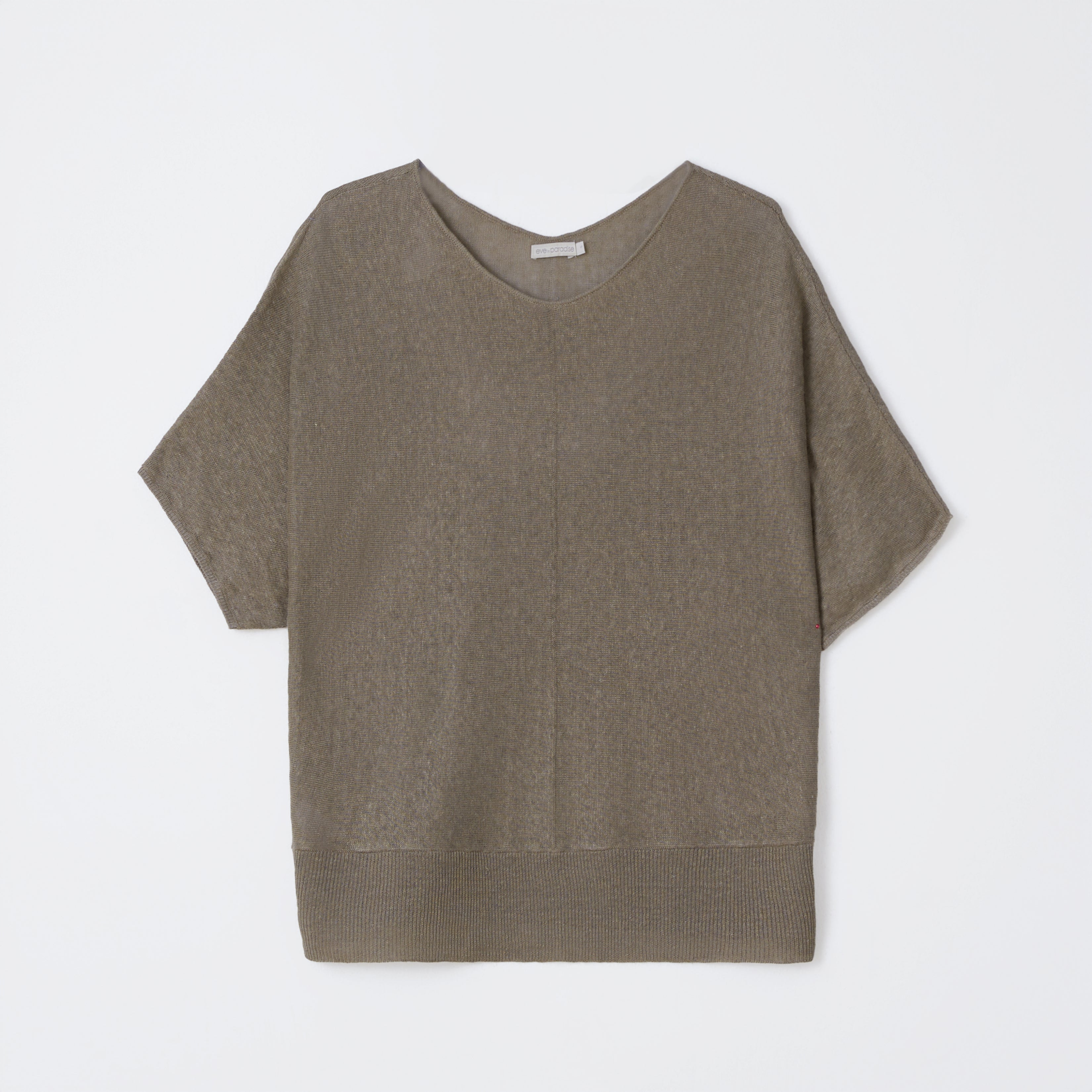 Feinstrickshirt mit Kurzarm