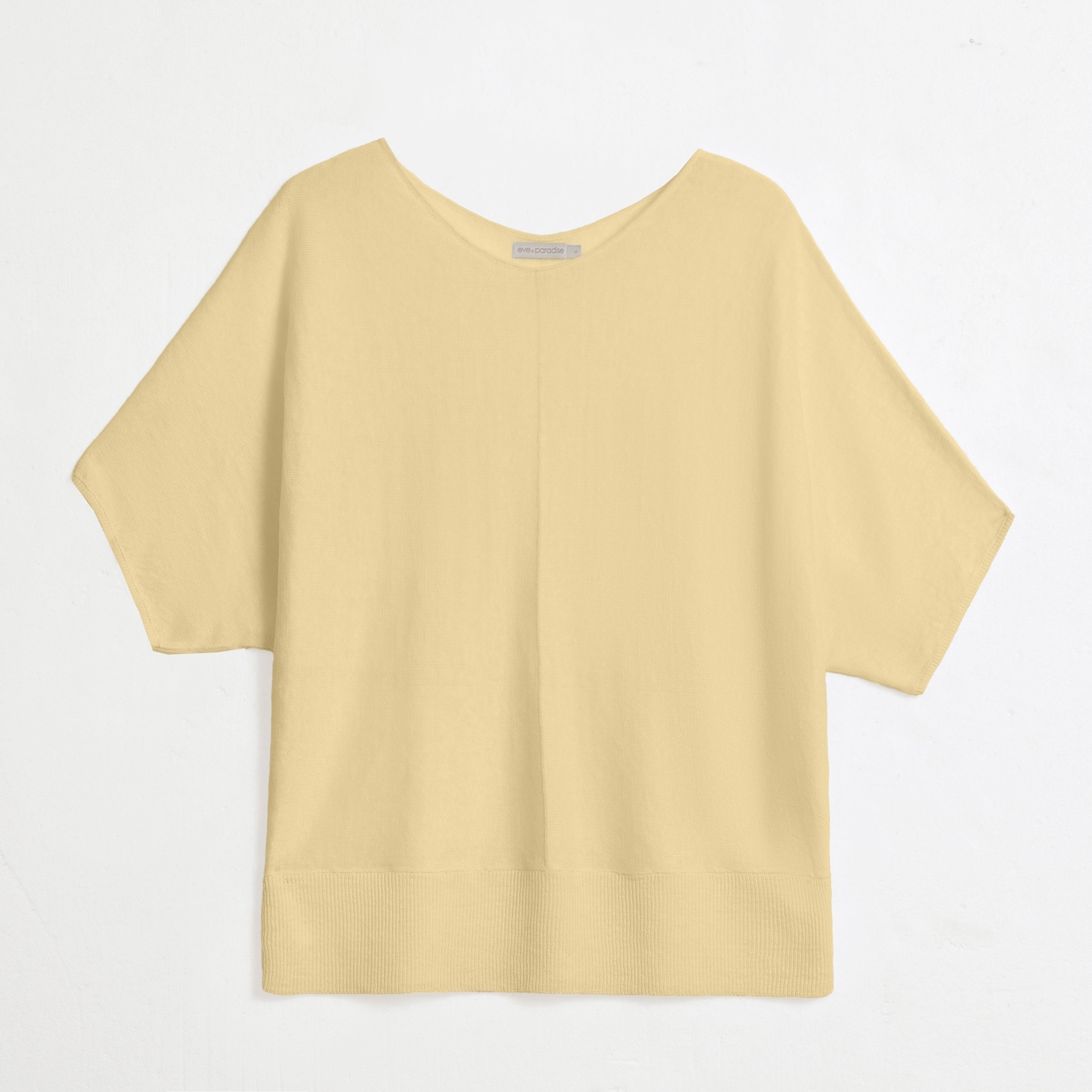 Feinstrickshirt mit Kurzarm