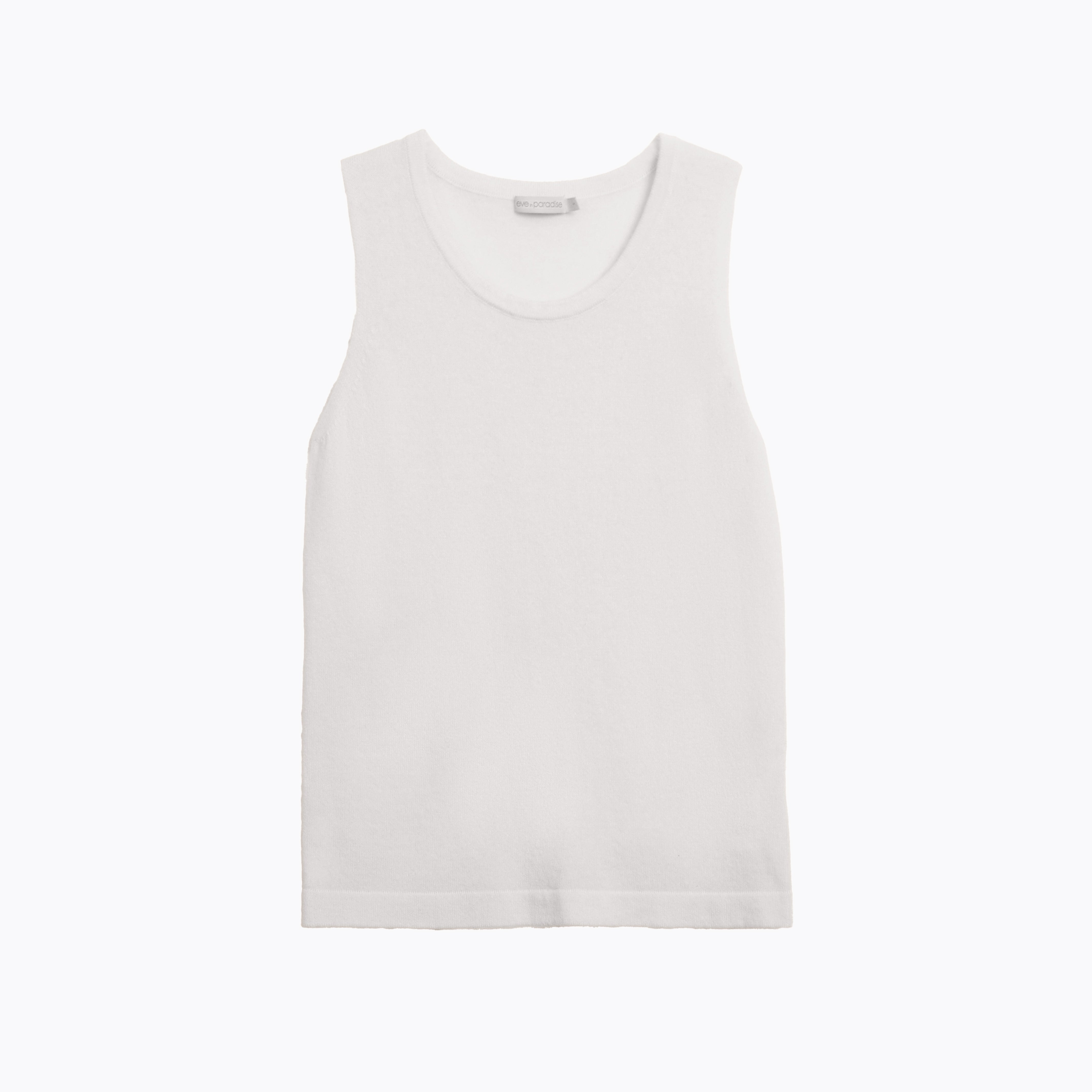 Kaschmir-Top mit Rundhalsausschnitt