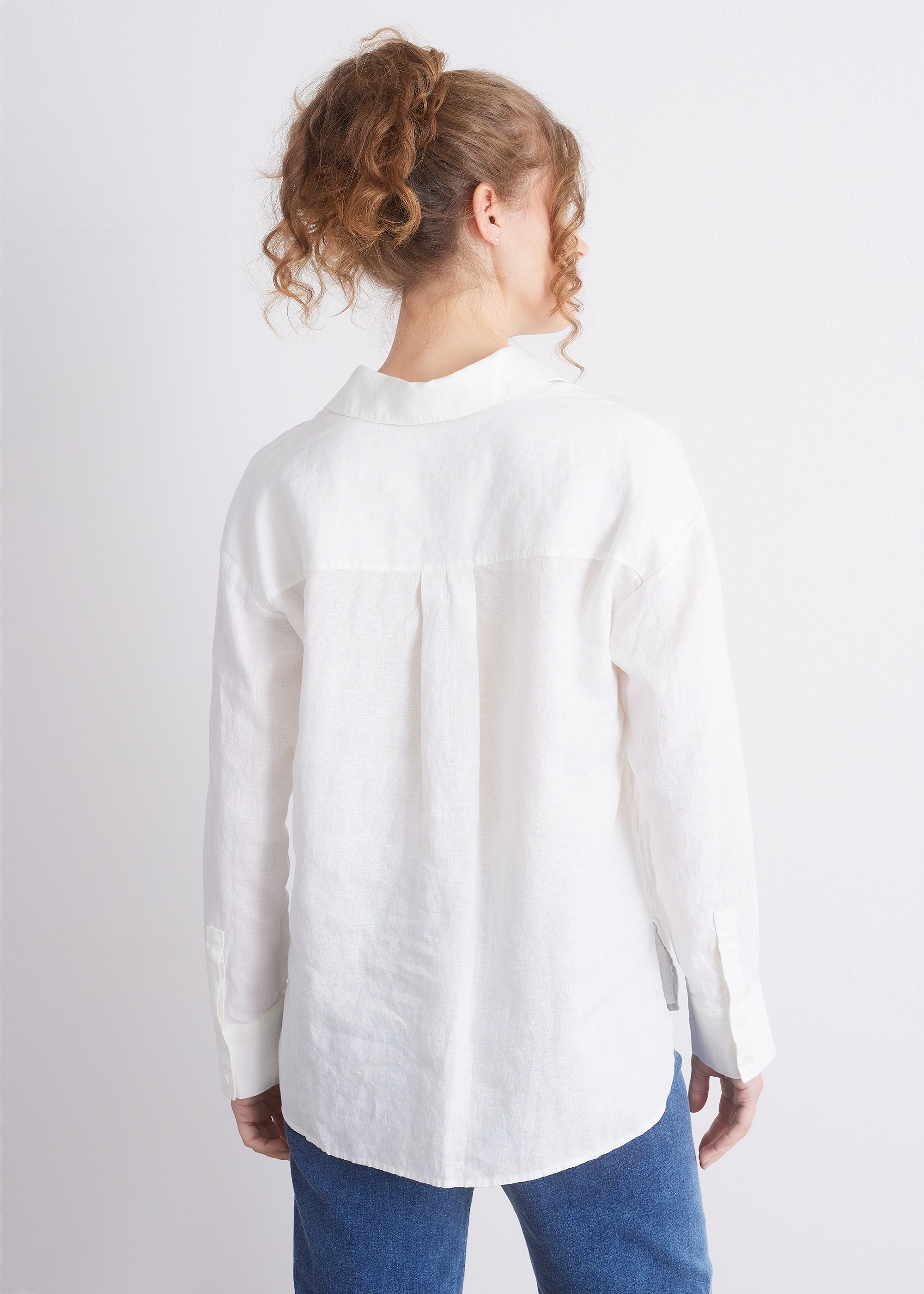 Leinenbluse aus reinem Leinen