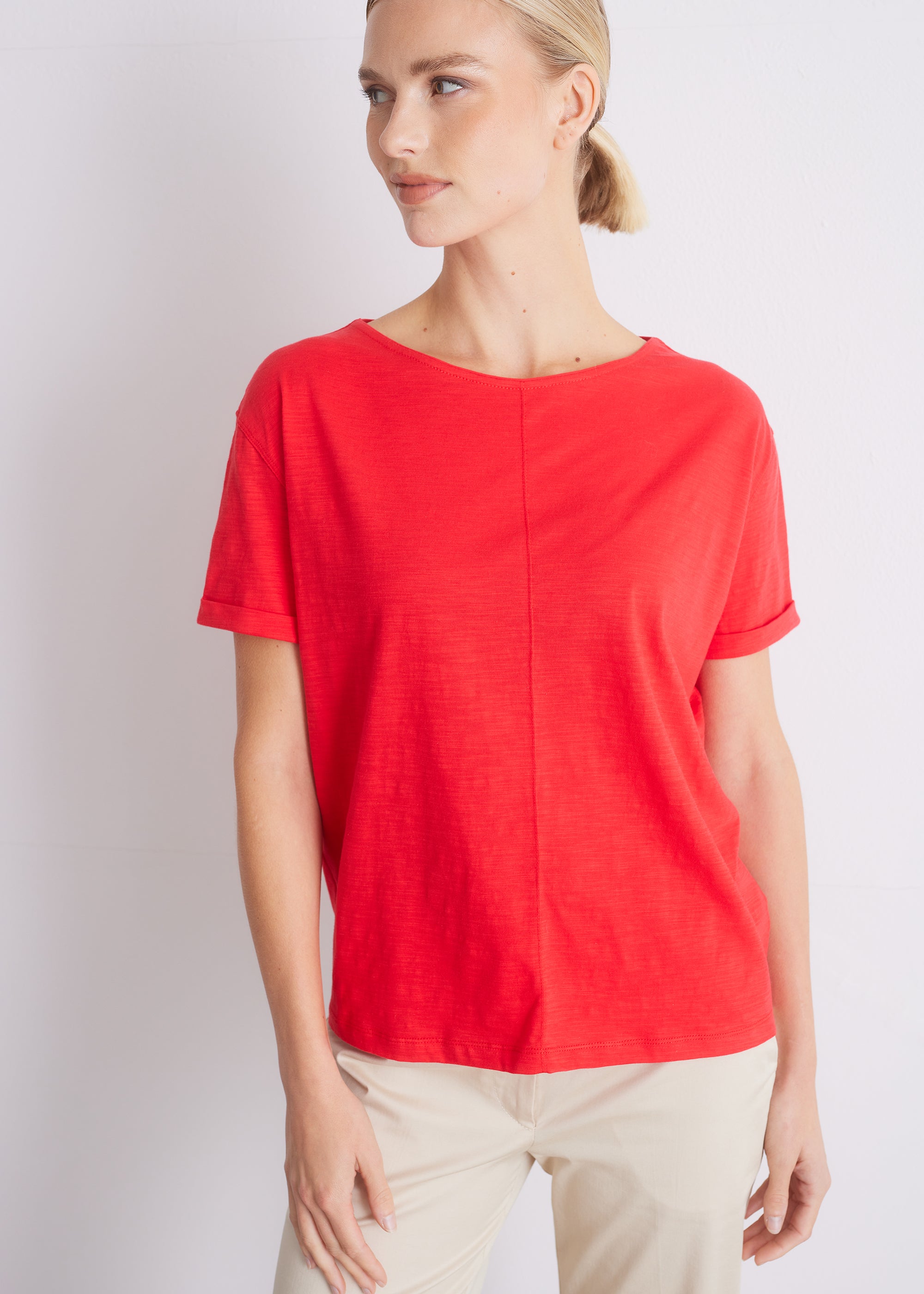 T-Shirt aus OCS-zertifizierter Baumwolle