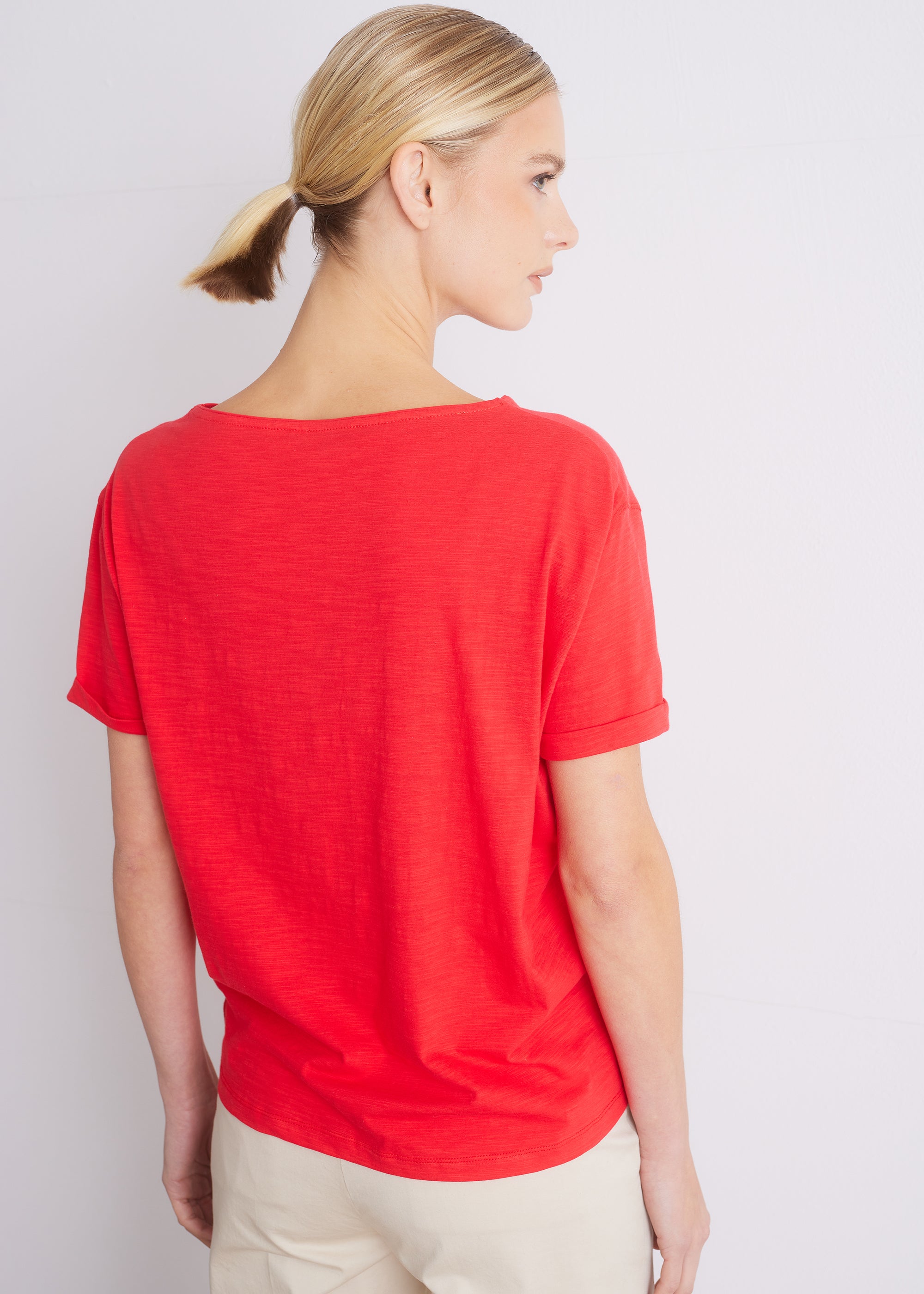 T-Shirt aus OCS-zertifizierter Baumwolle