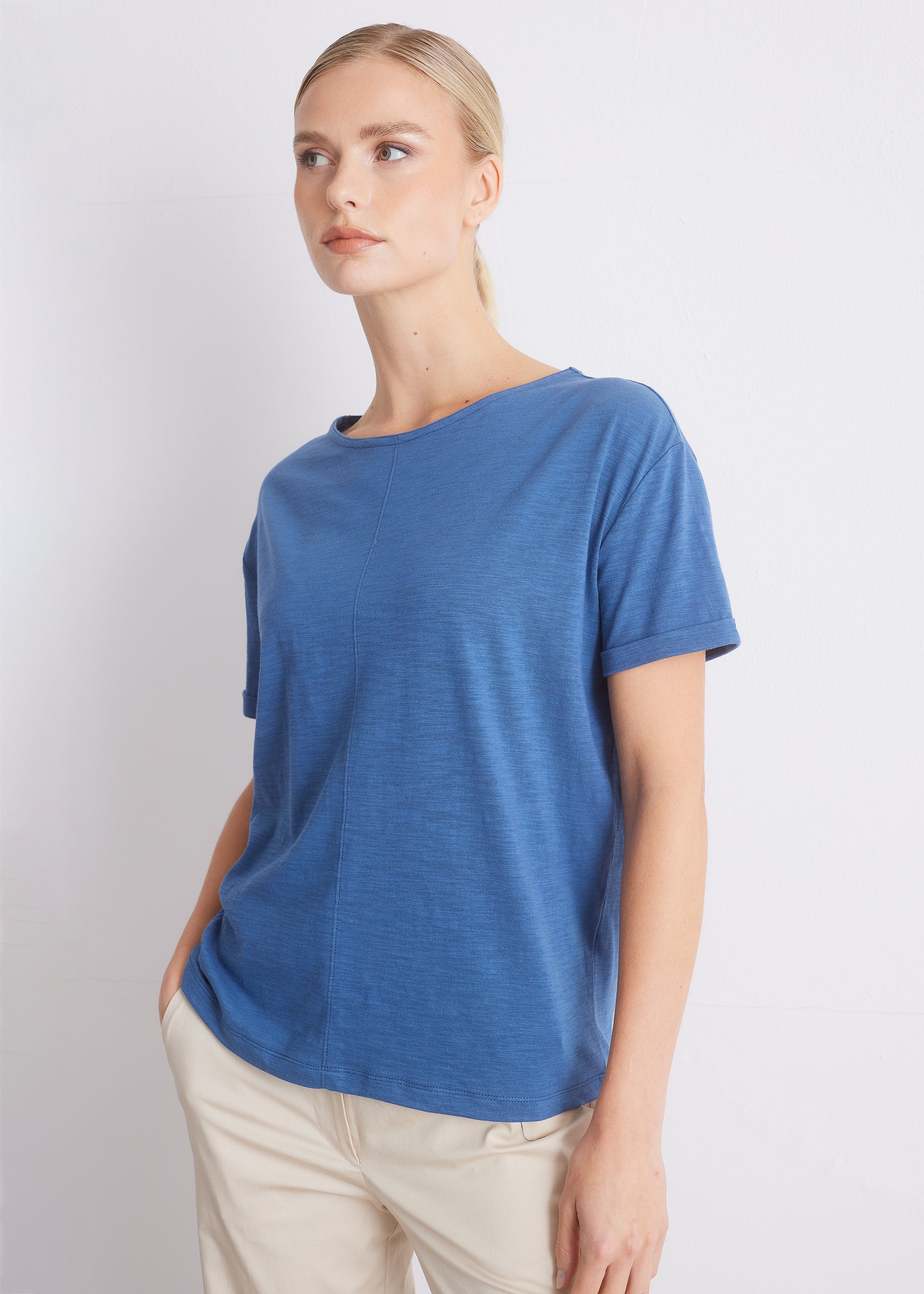 T-Shirt aus OCS-zertifizierter Baumwolle