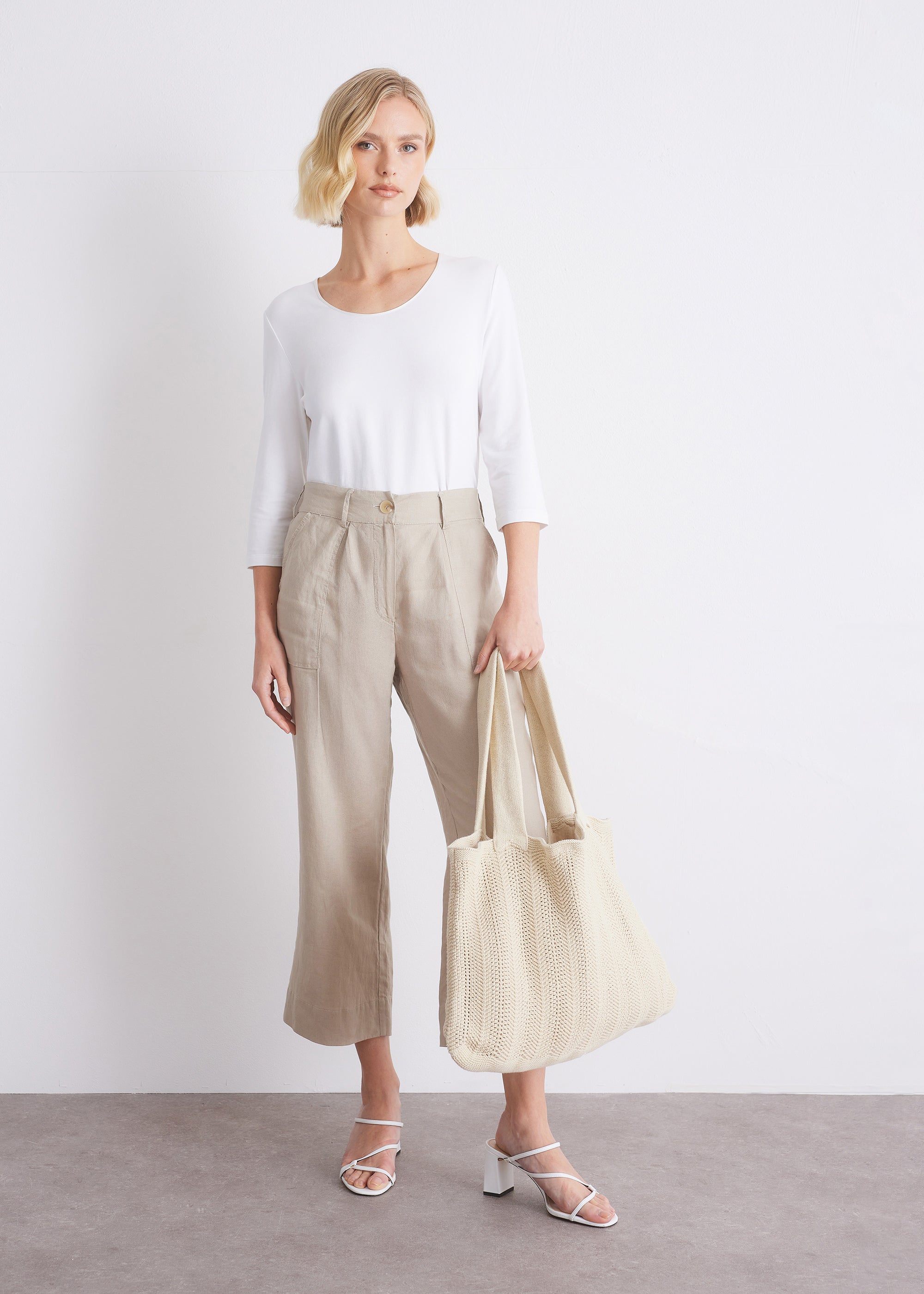 Stricktasche aus GOTS-zertifizierter Baumwolle