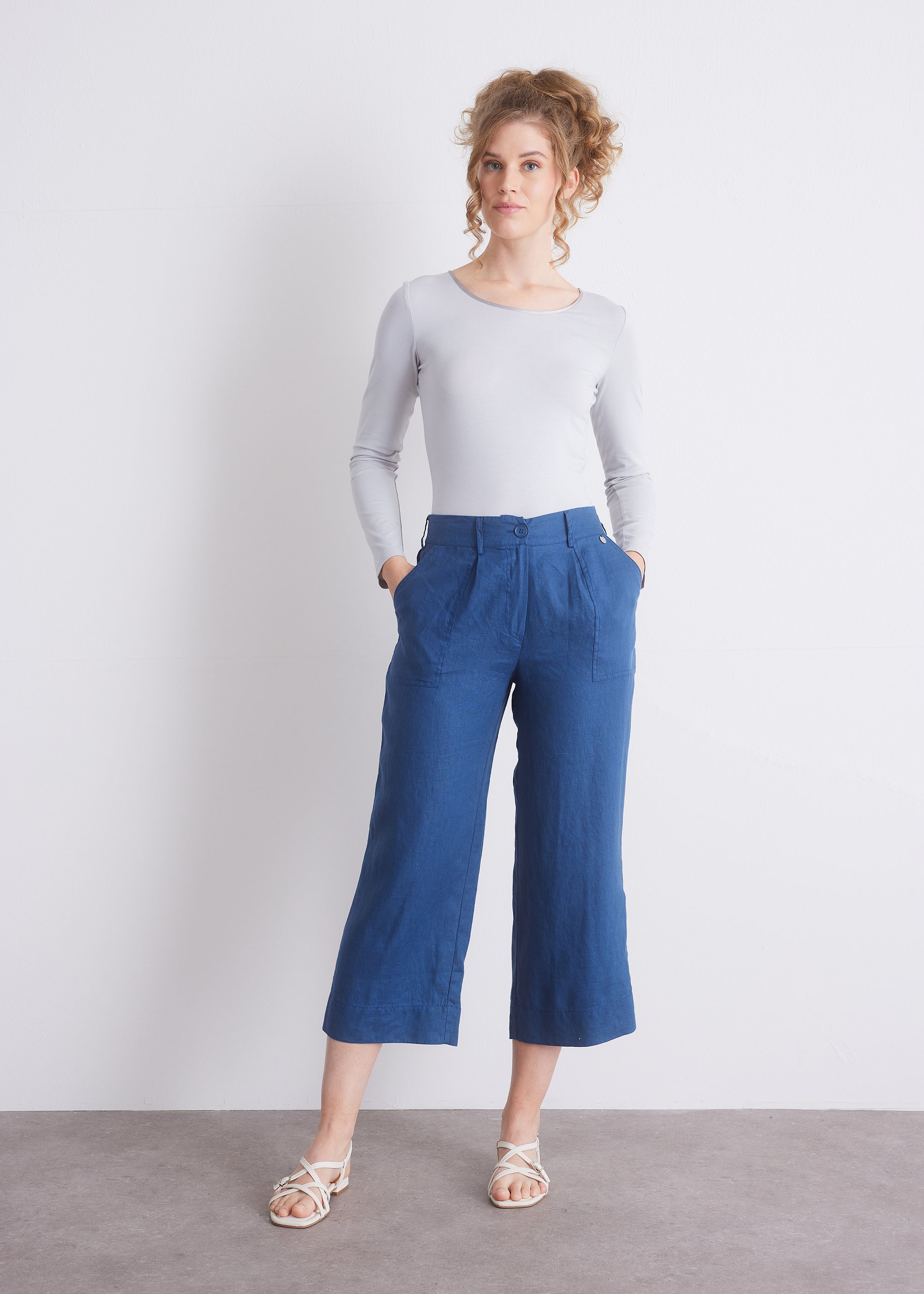 Hose aus reinem Leinen