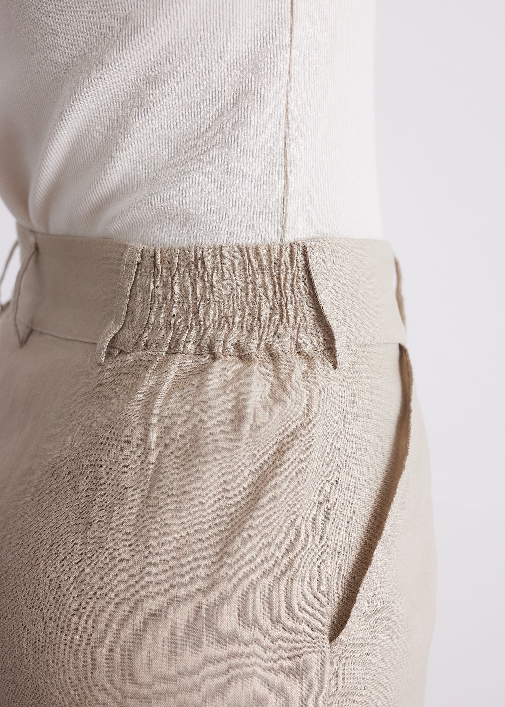 Hose aus reinem Leinen