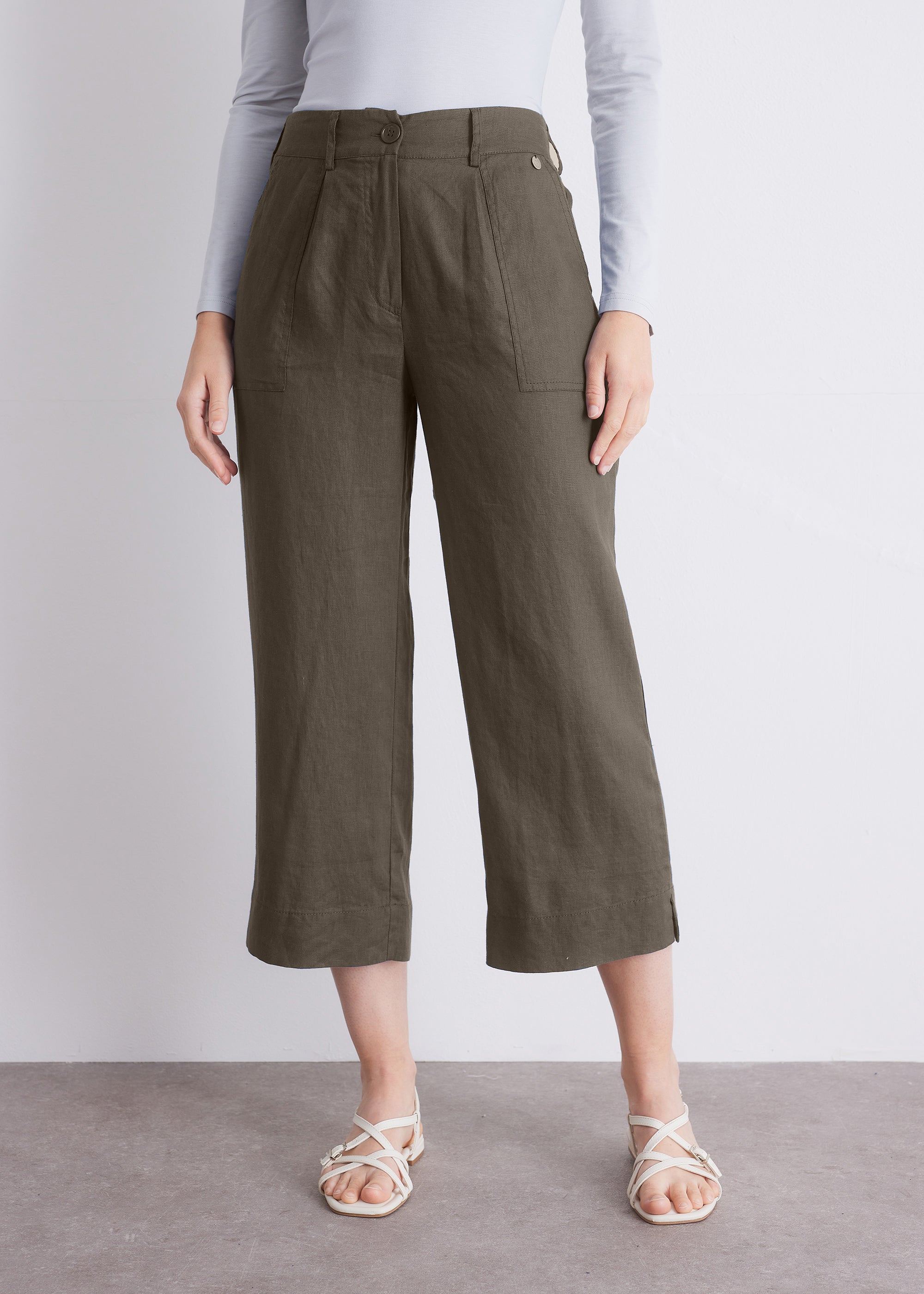 Hose aus reinem Leinen