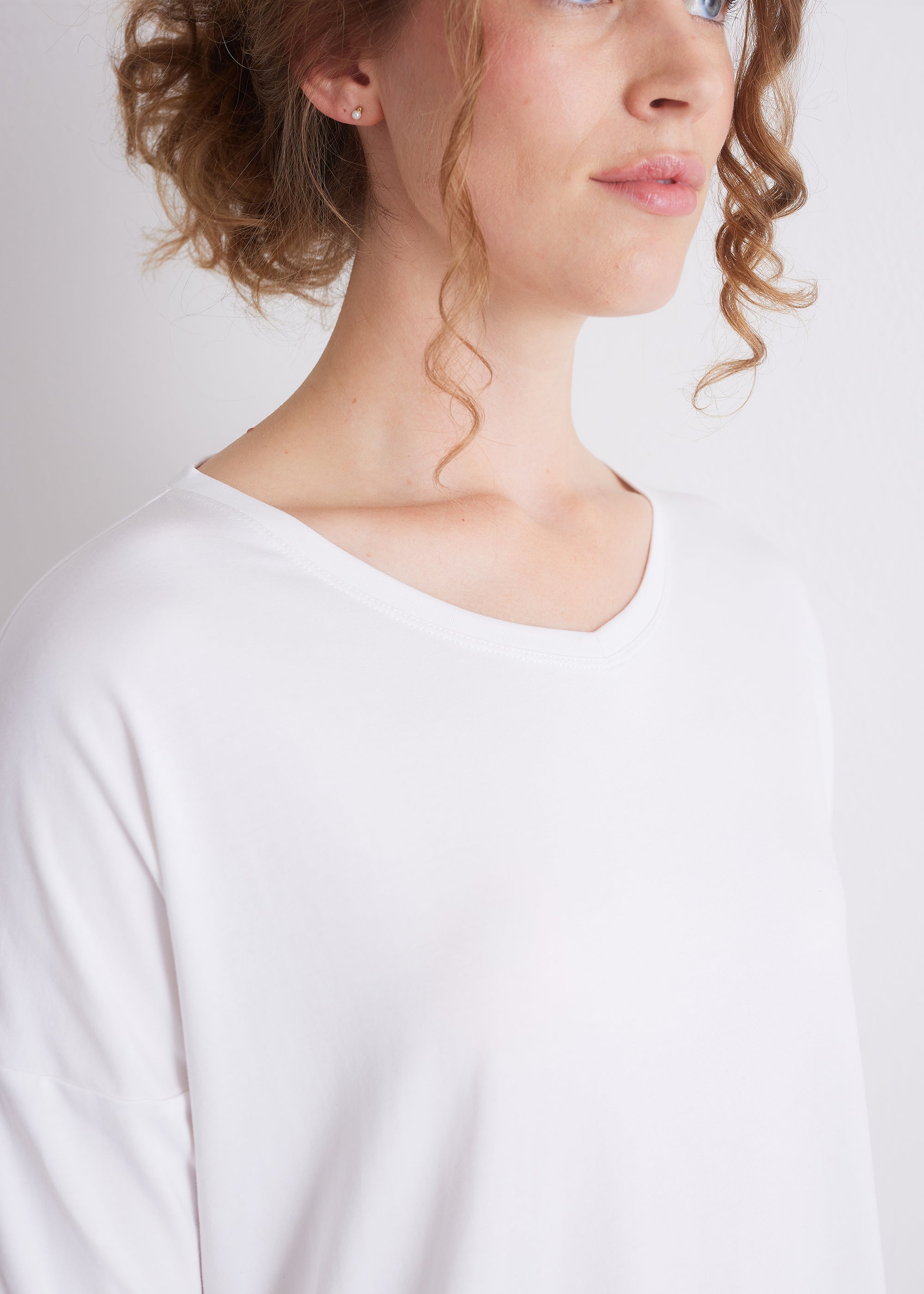 Shirt aus Viskose-Baumwoll-Mix