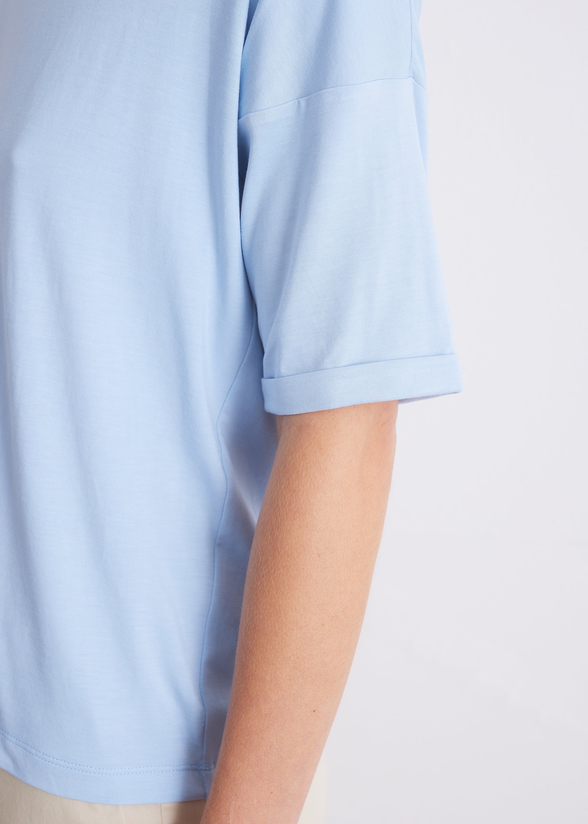 Shirt aus Viskose-Baumwoll-Mix