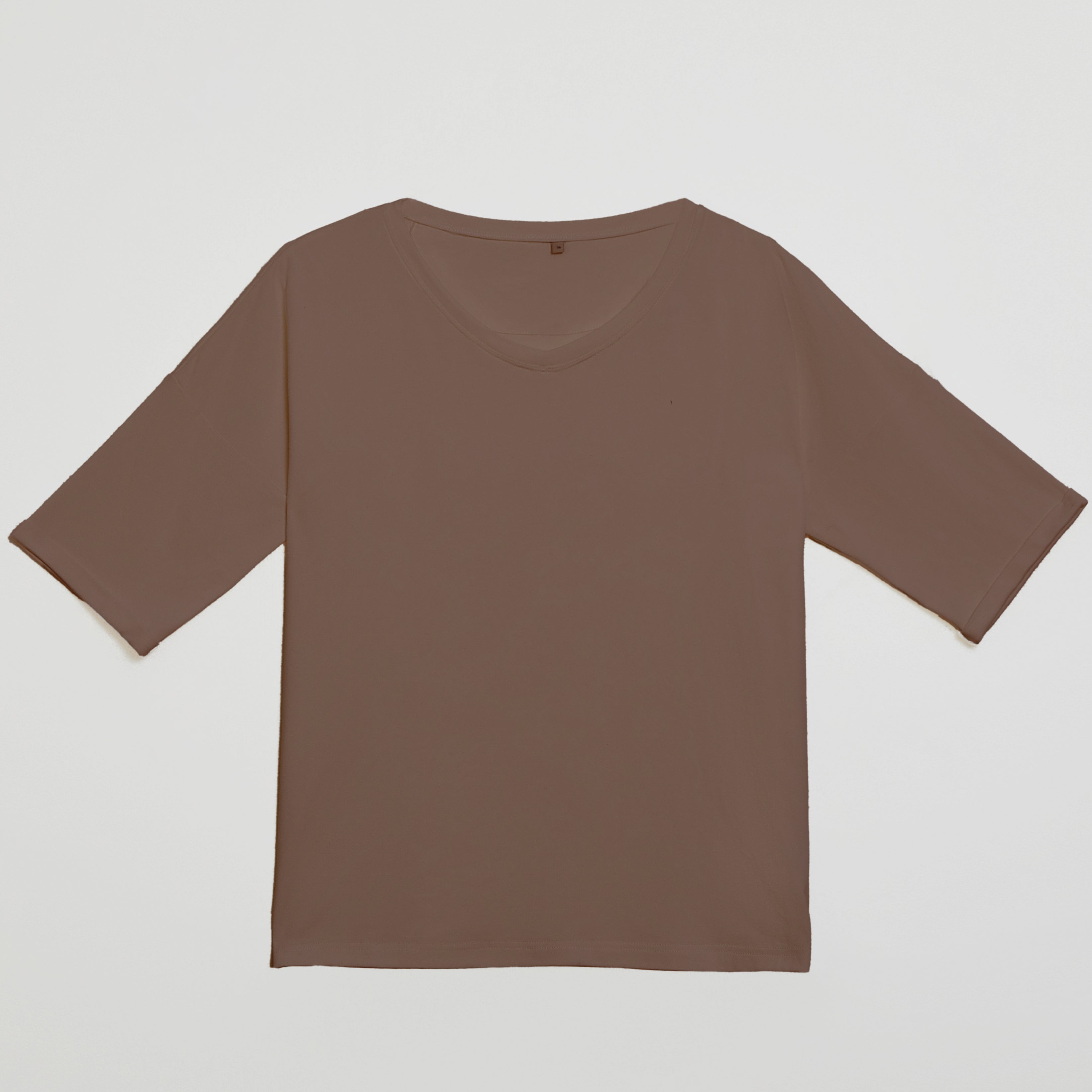 Shirt aus Viskose-Baumwoll-Mix