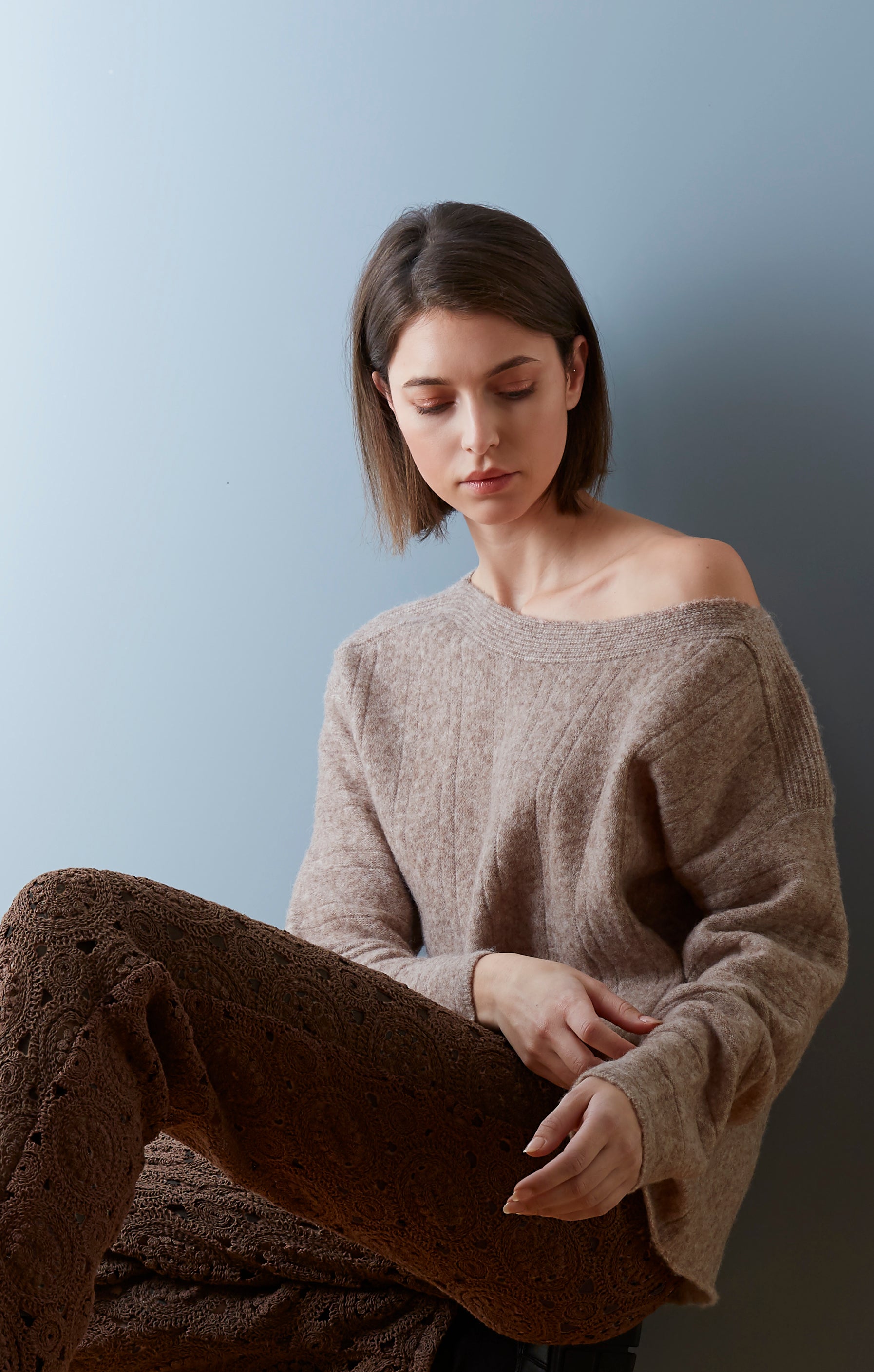 Pullover aus Alpaka-Woll-Mix