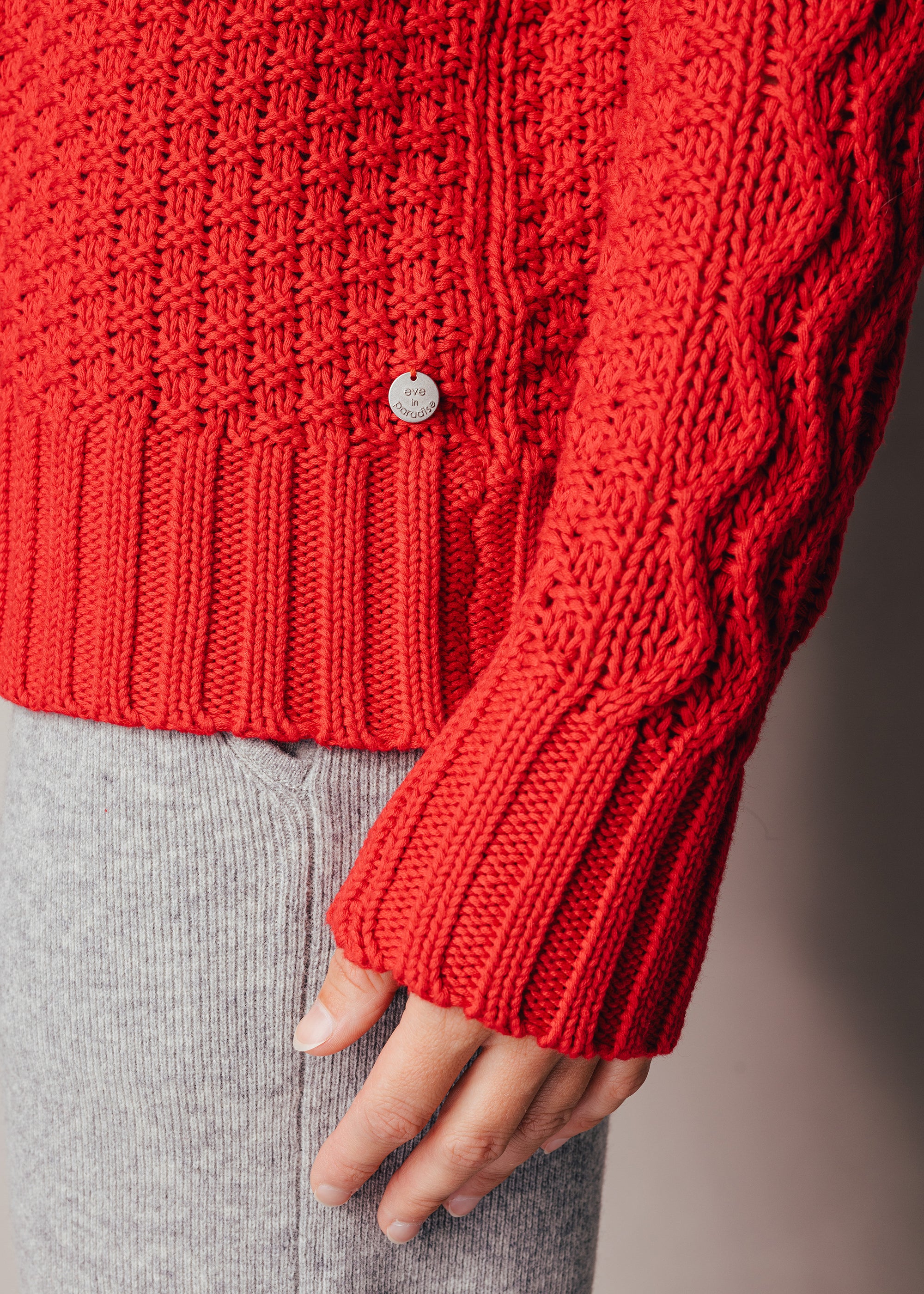 Cotton turtleneck sweater