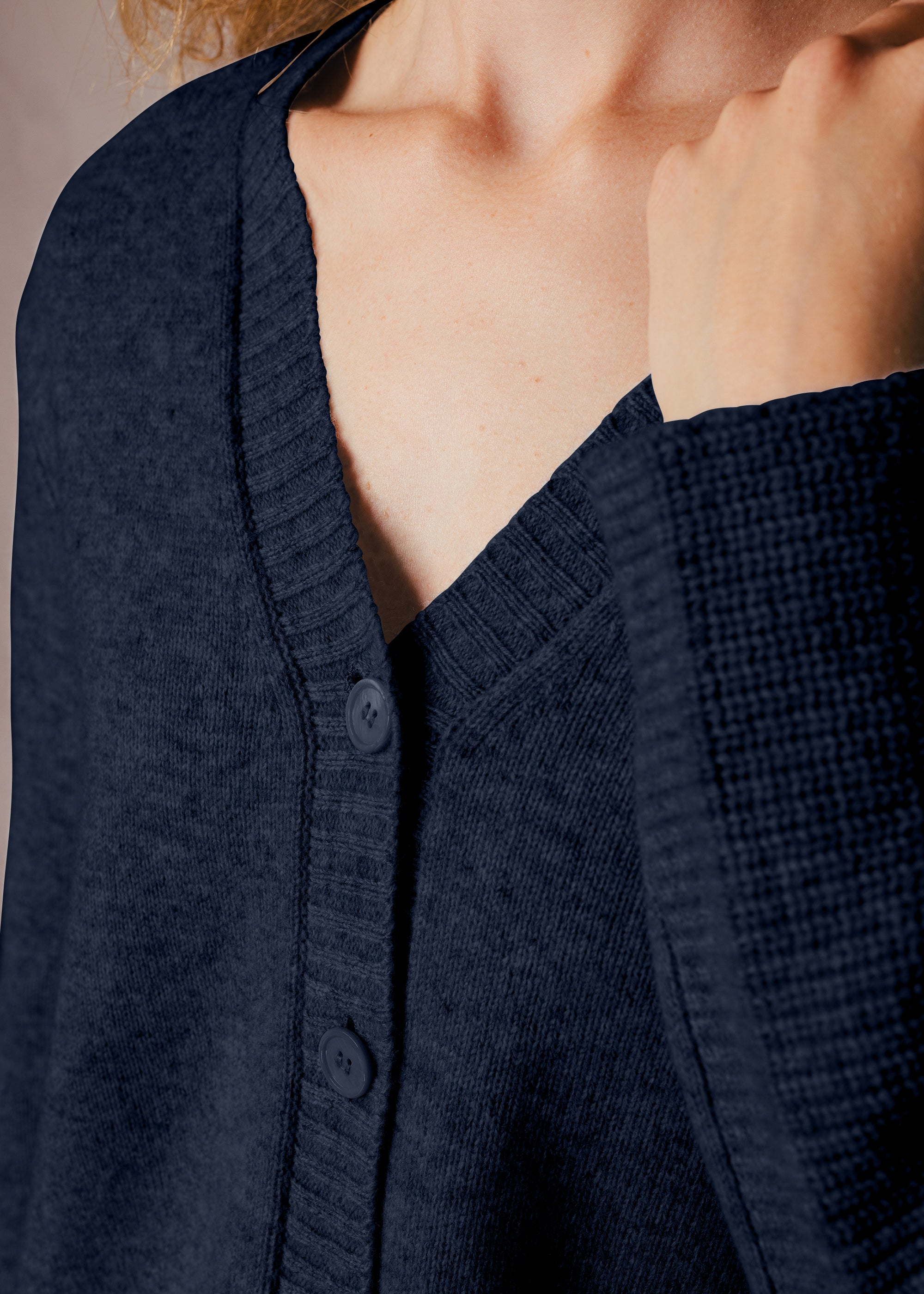 Cardigan made of pure wool