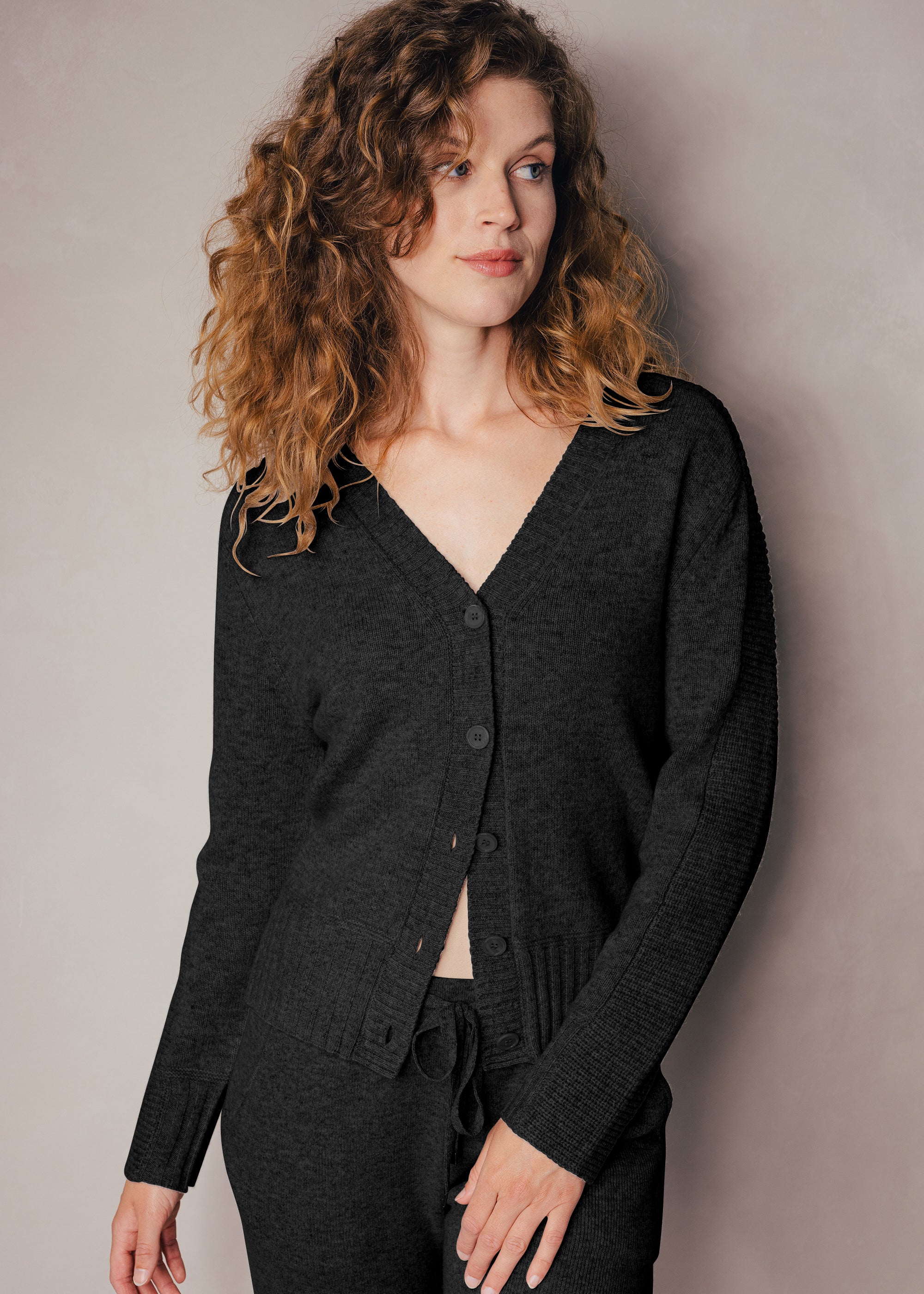 Cardigan made of pure wool