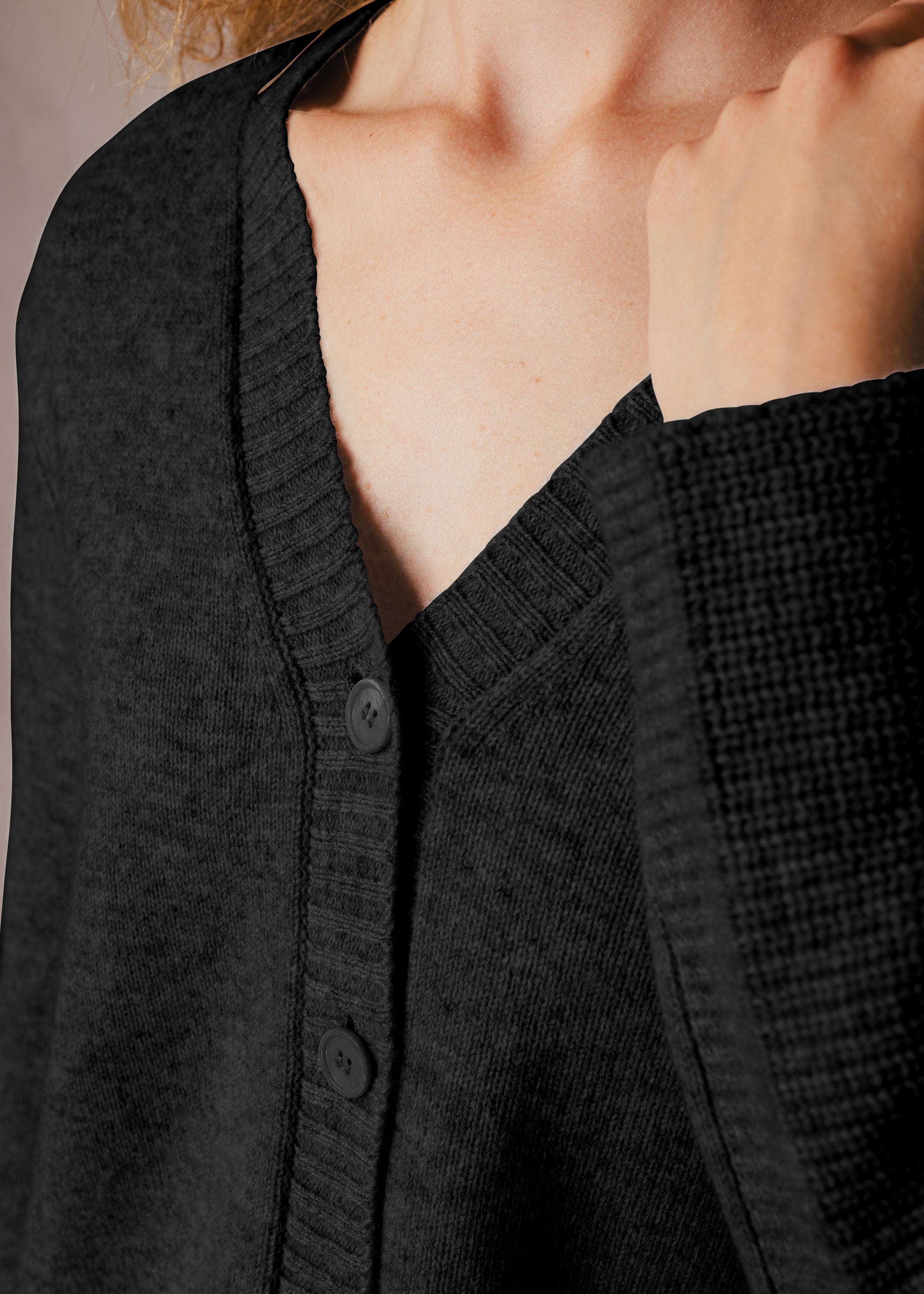 Cardigan made of pure wool
