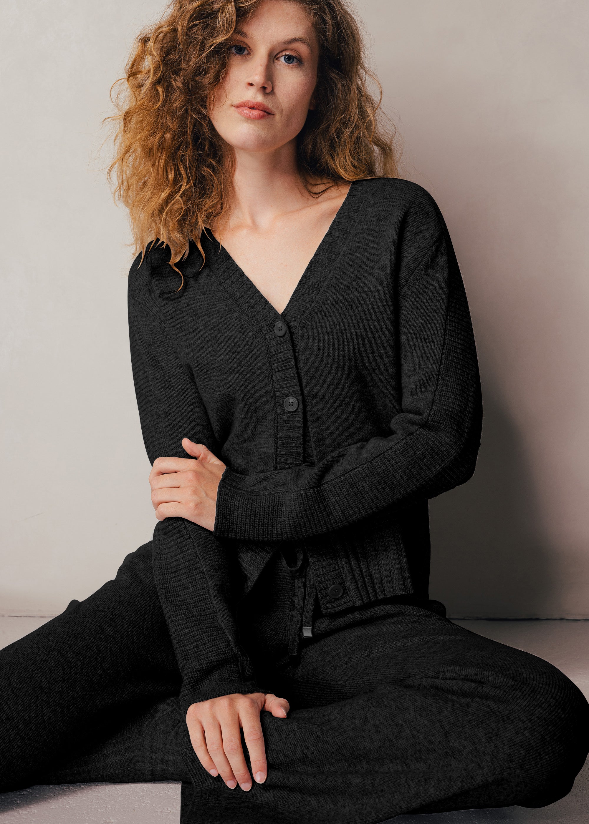 Cardigan made of pure wool