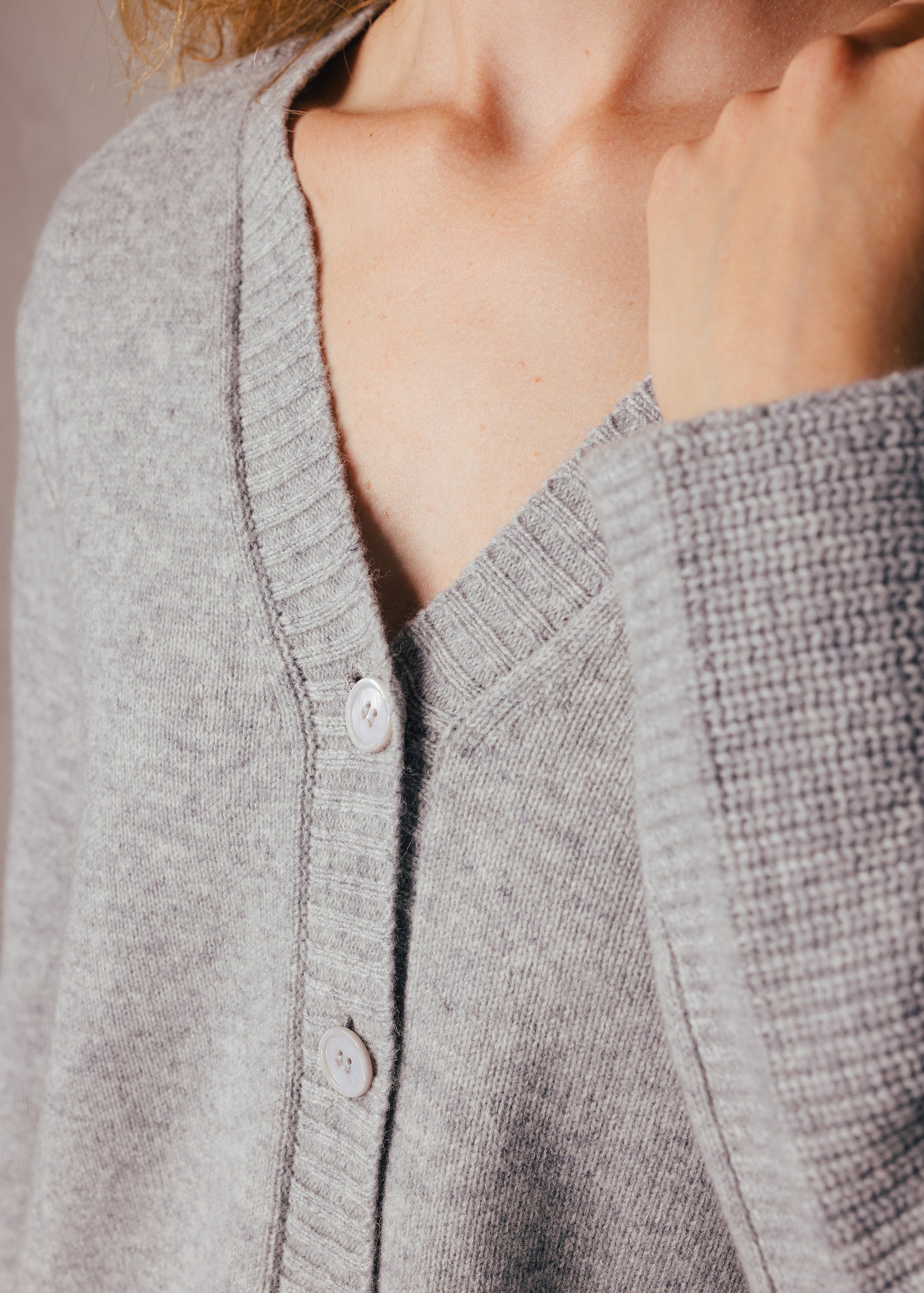 Cardigan made of pure wool
