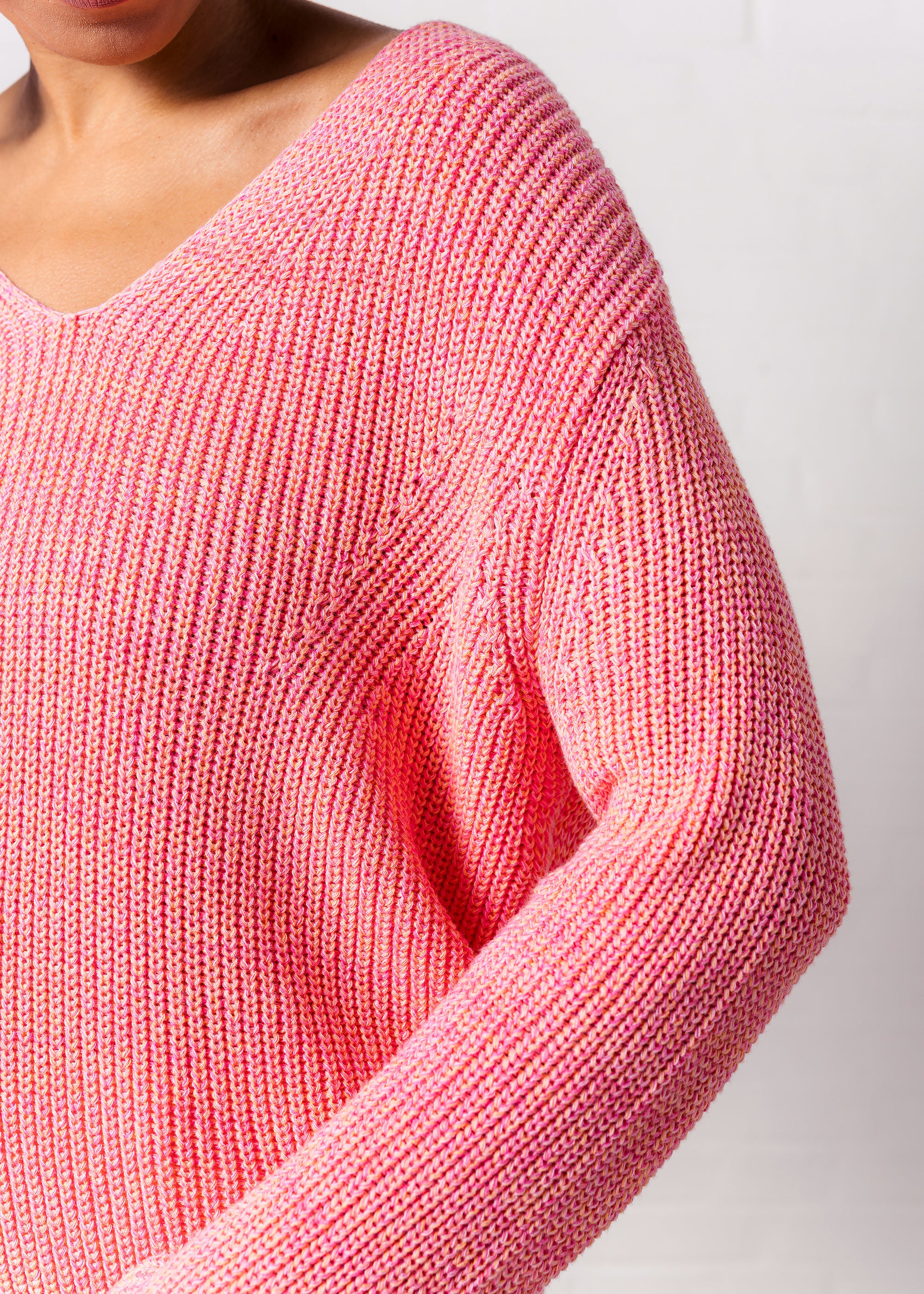Mouline sweater made of organic cotton