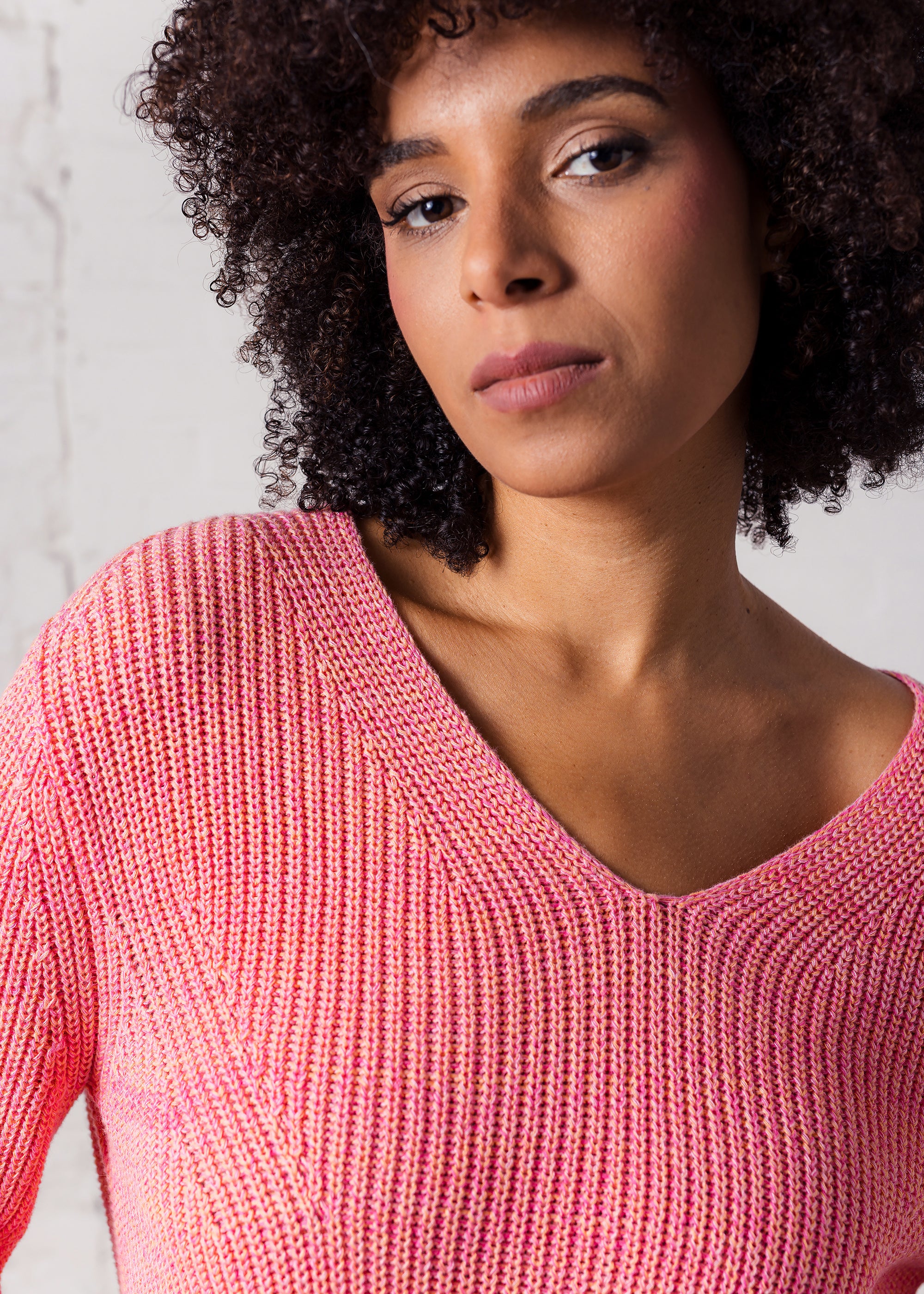 Mouline sweater made of organic cotton