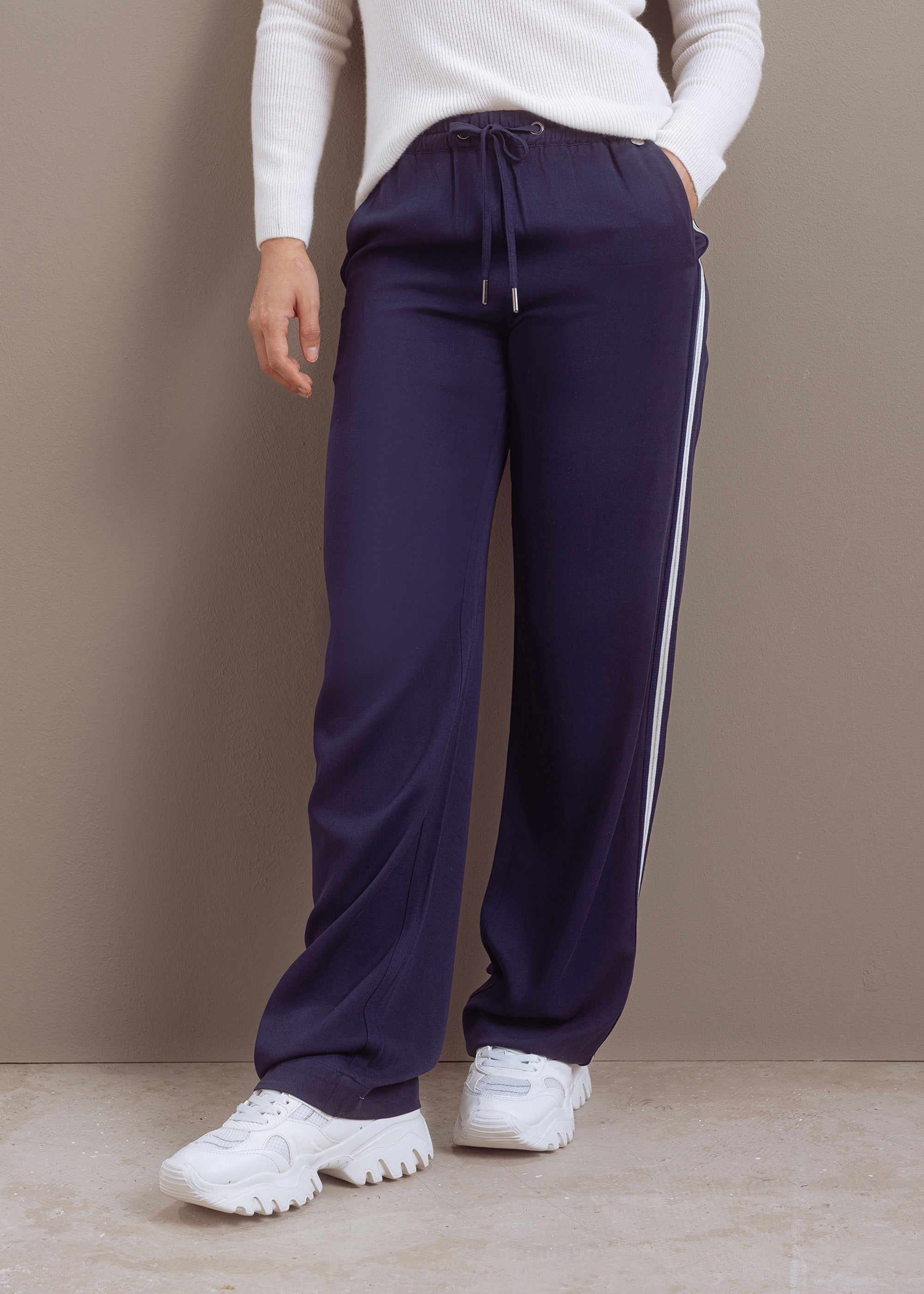 Weite Hose aus Viskose