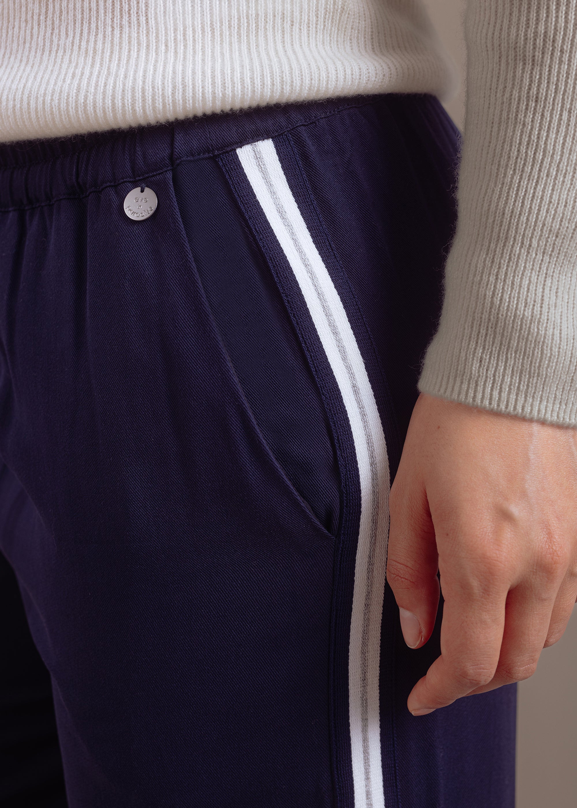 Weite Hose aus Viskose