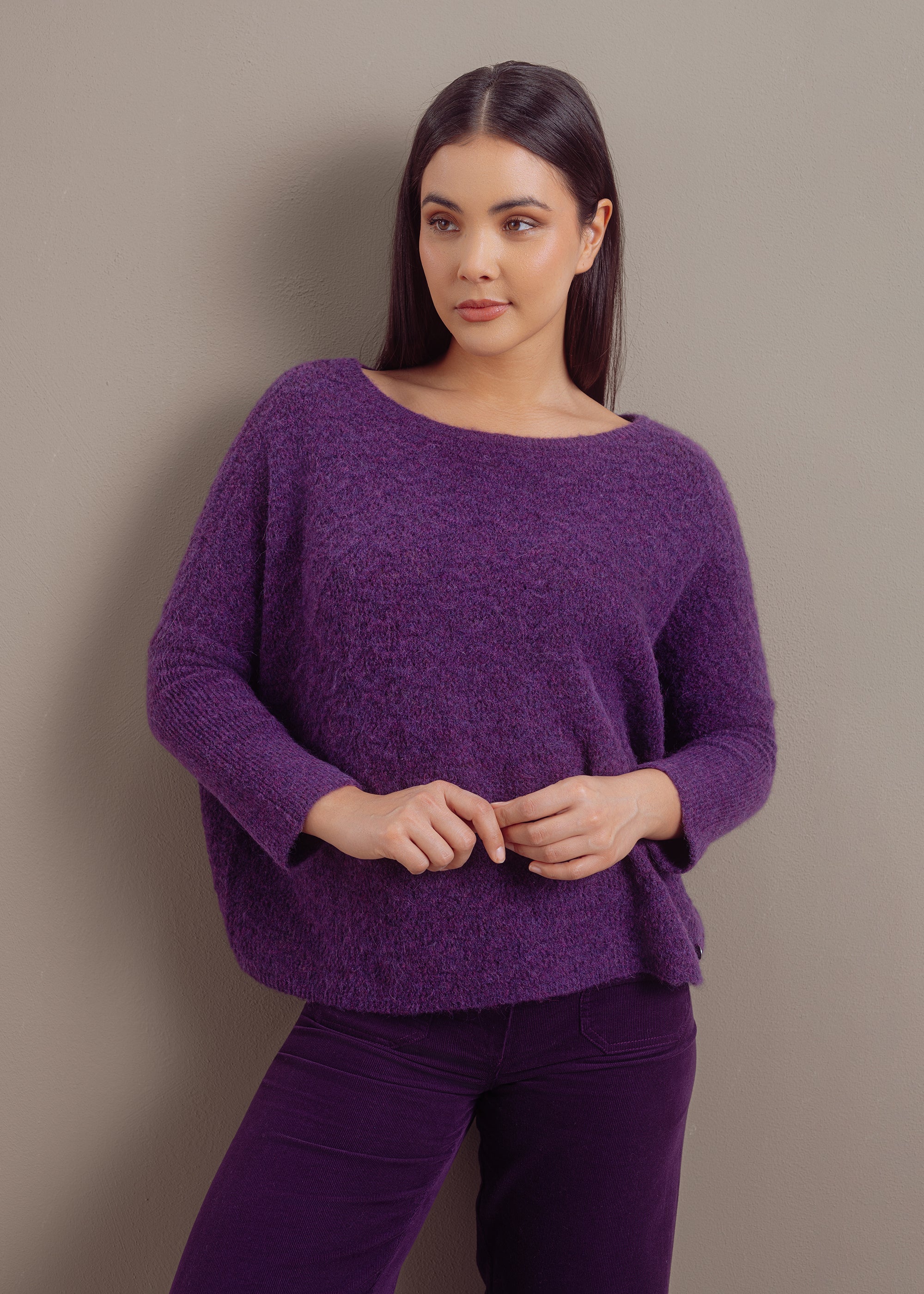 Strickmuster Pullover aus Alpaka-Woll-Mix