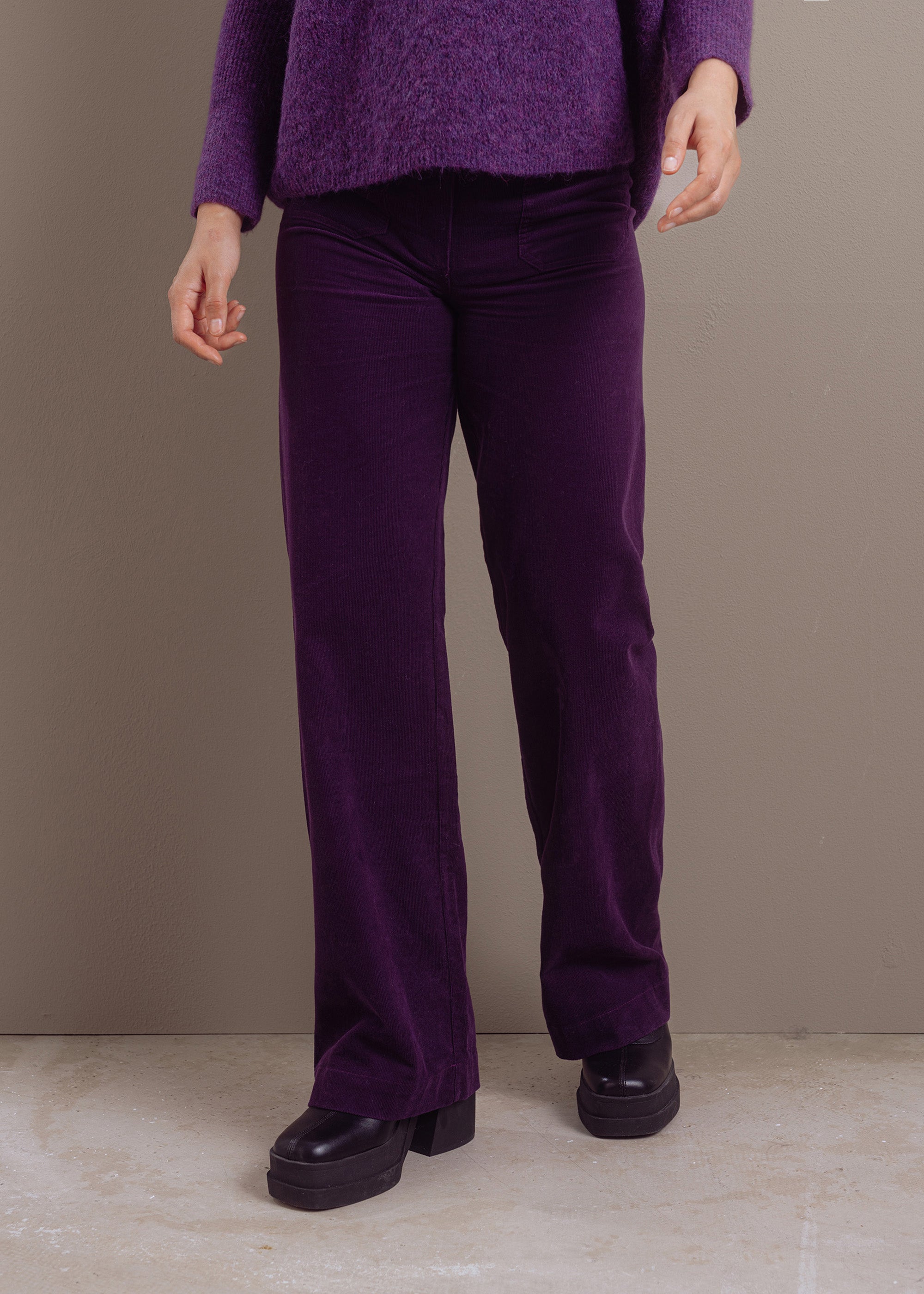 Cordhose aus reiner Baumwolle