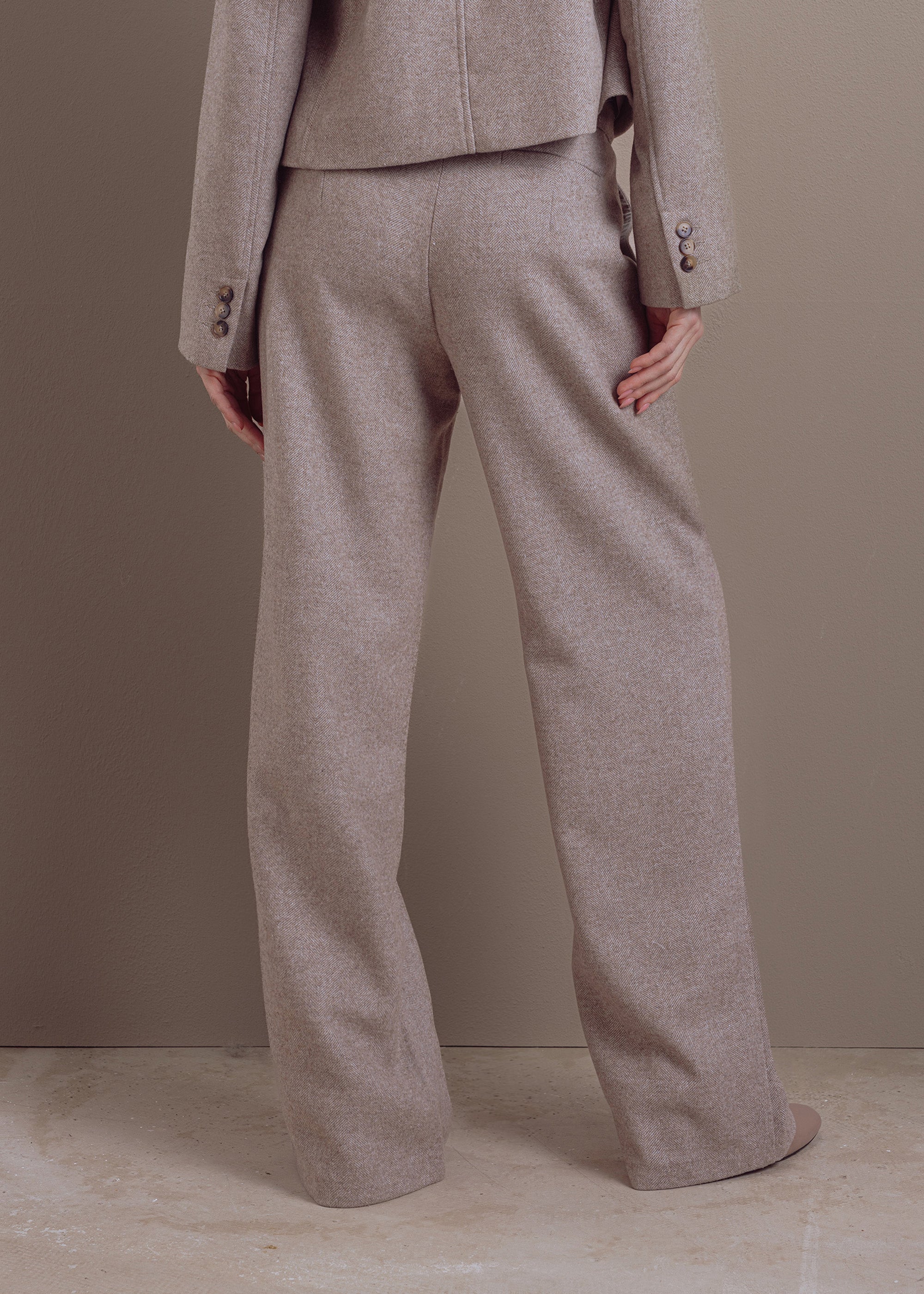 Weite Woll-Mix-Hose