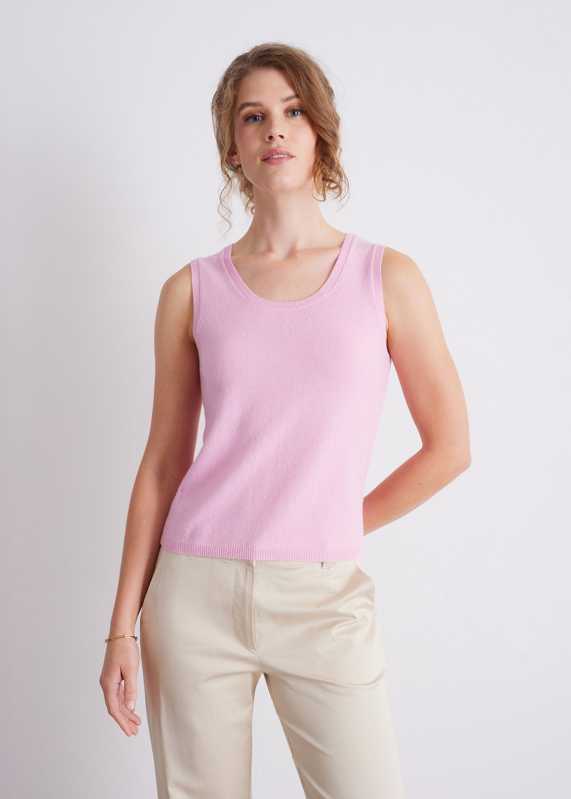 Stricktop aus reiner Wolle