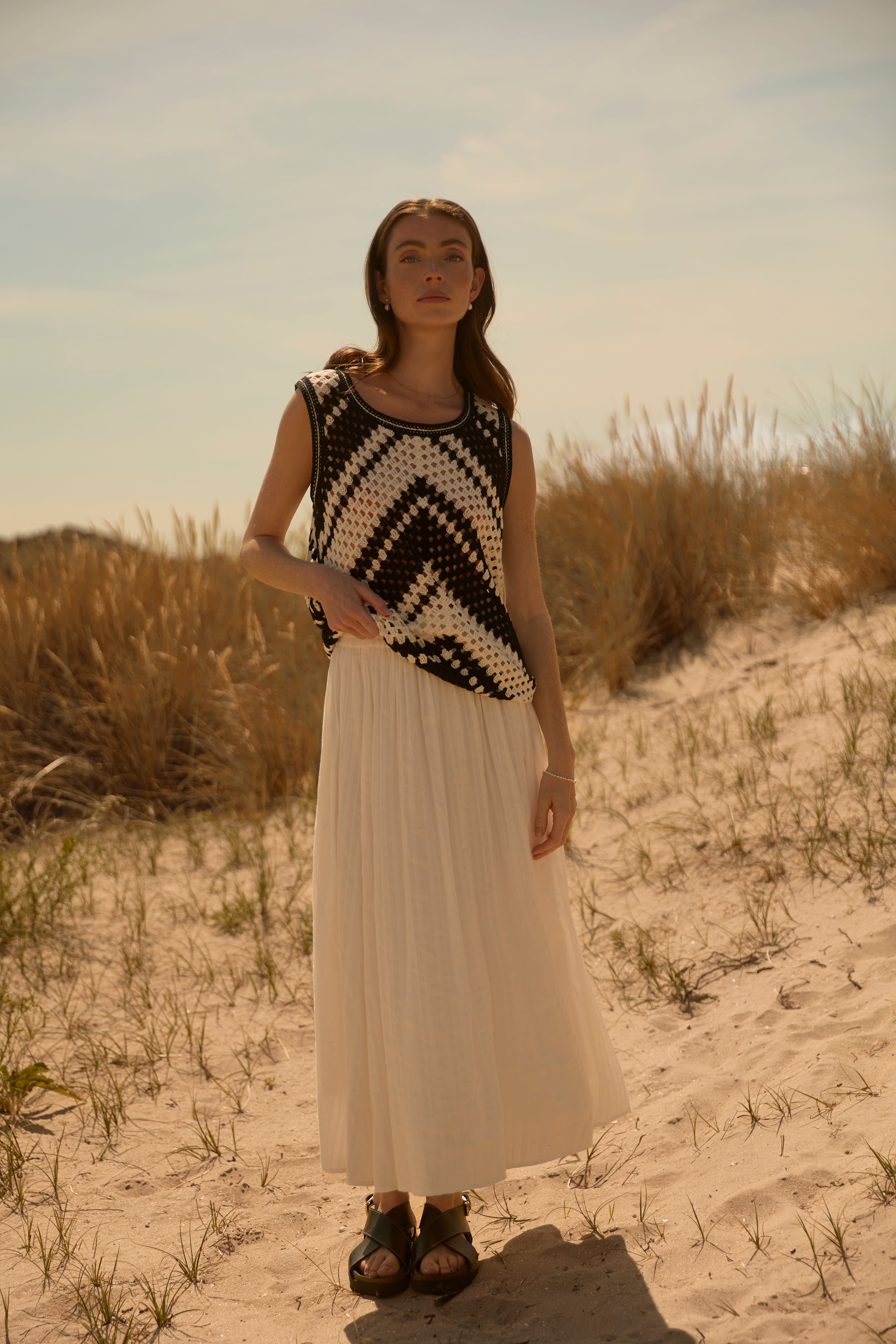 Häkel-Top aus Baumwolle