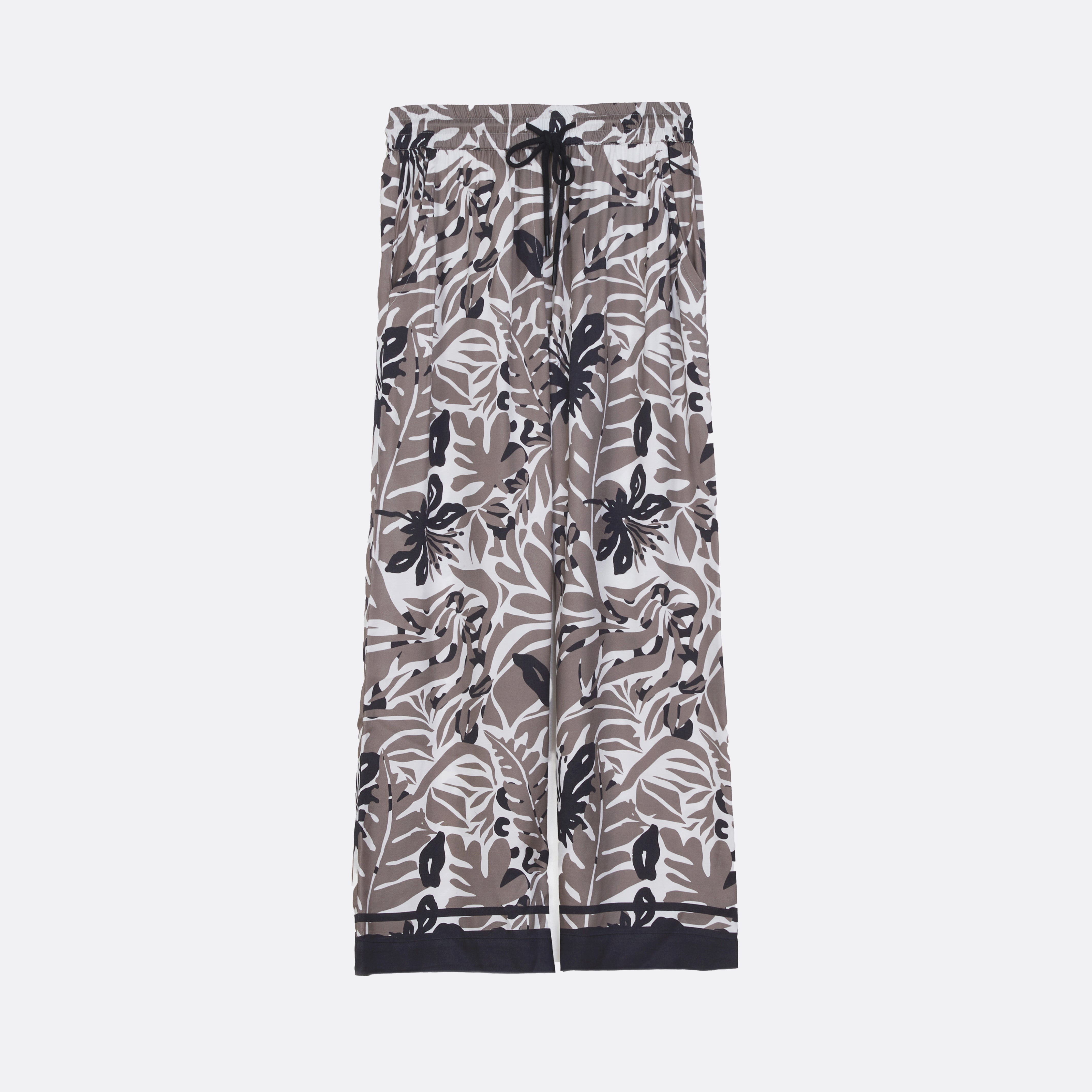 Gemusterte Hose aus Viskose