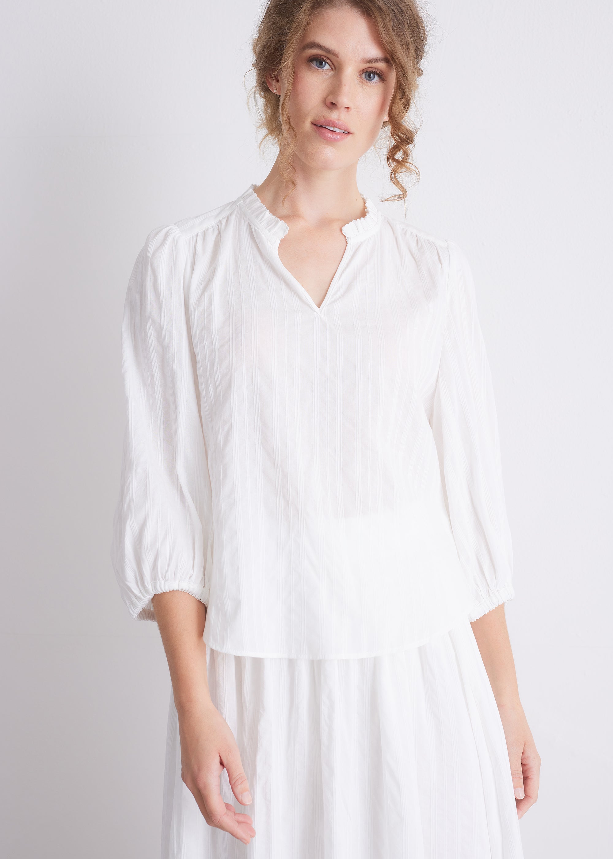 Bluse aus OCS-zertifizierter Baumwolle