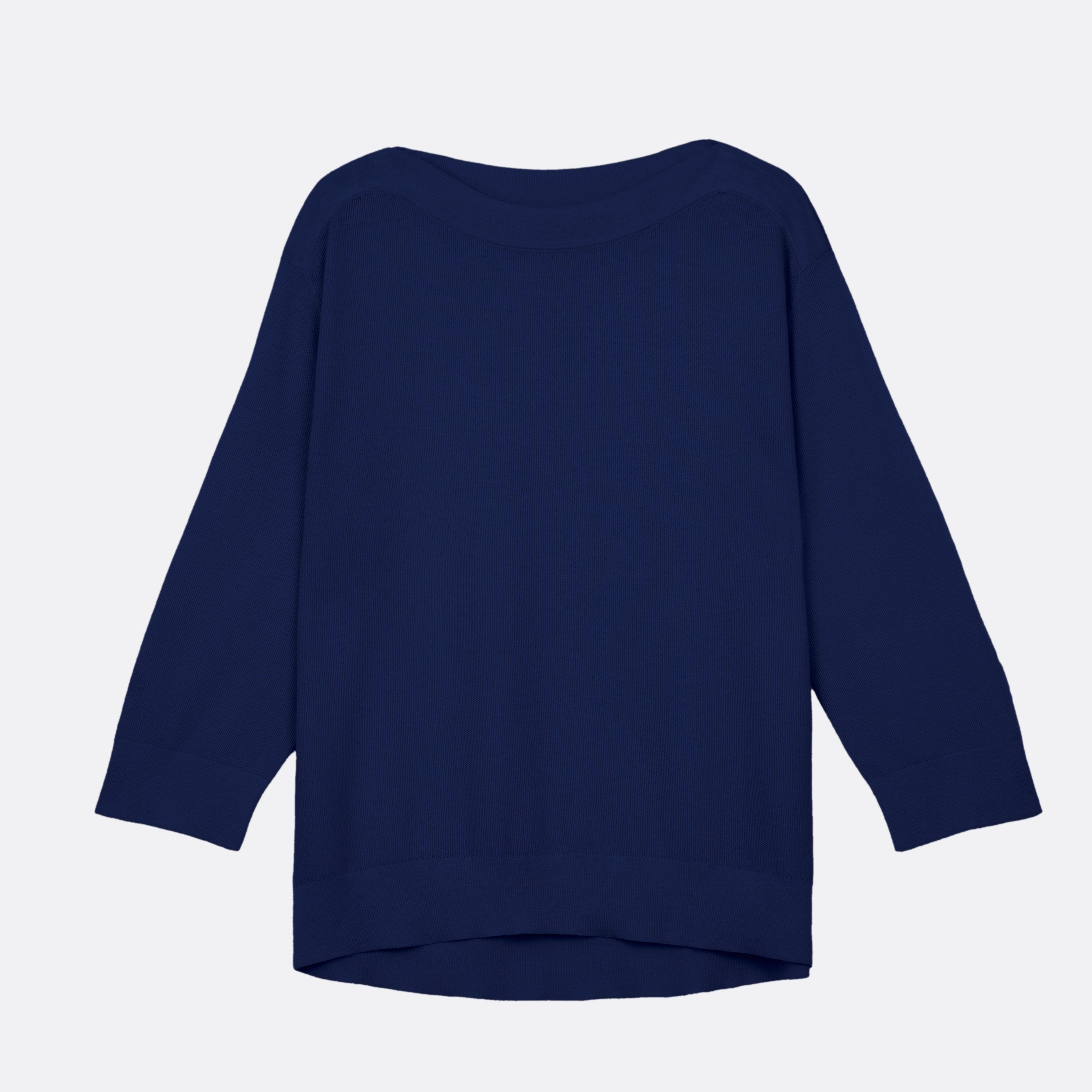 Feinstrickpullover aus Baumwoll-Seide-Mix