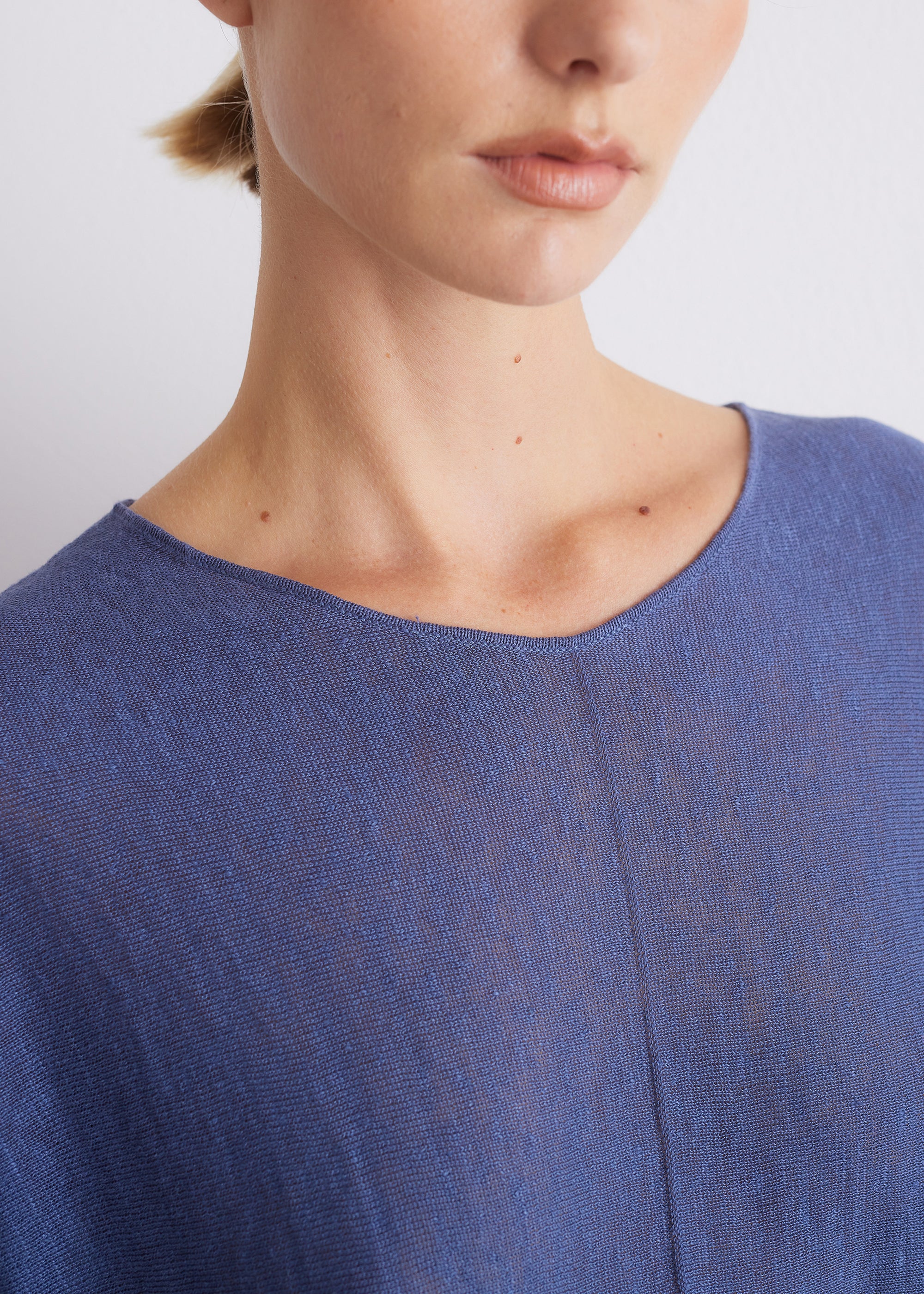 Feinstrickshirt mit Kurzarm