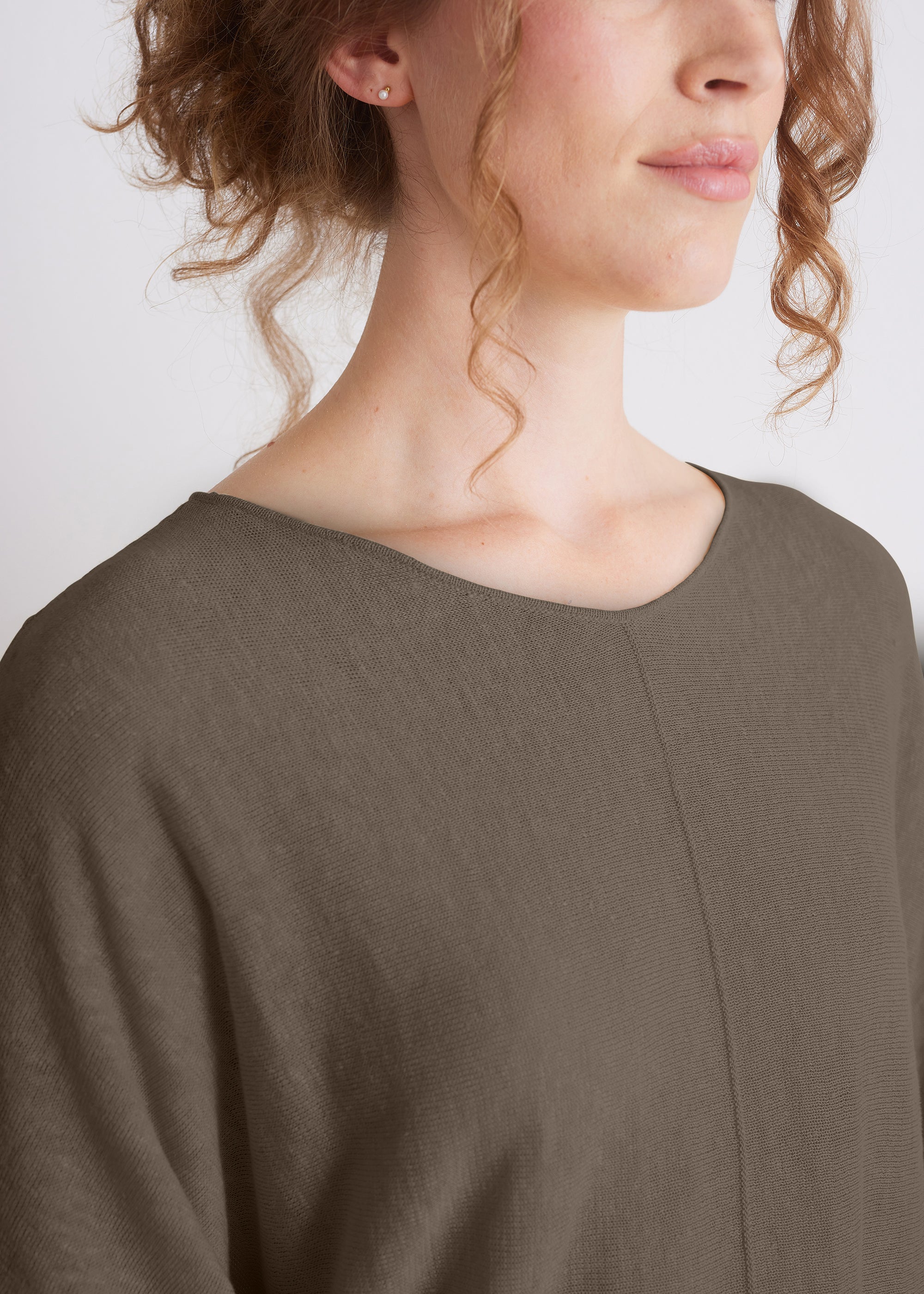 Feinstrickshirt mit Kurzarm